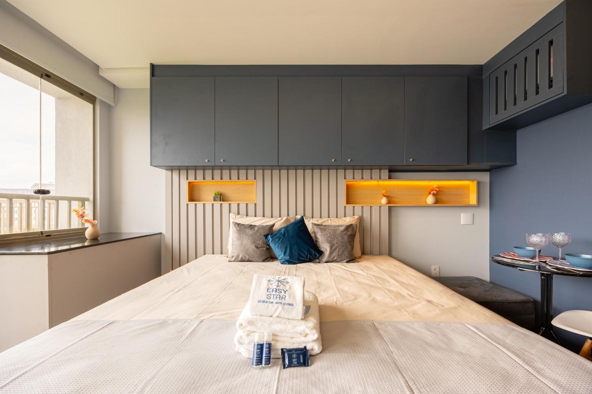 Apartment Easy Star - Belo Com Cama King Ao Lado Da Oscar Freire - Oj01i Sao Paulo