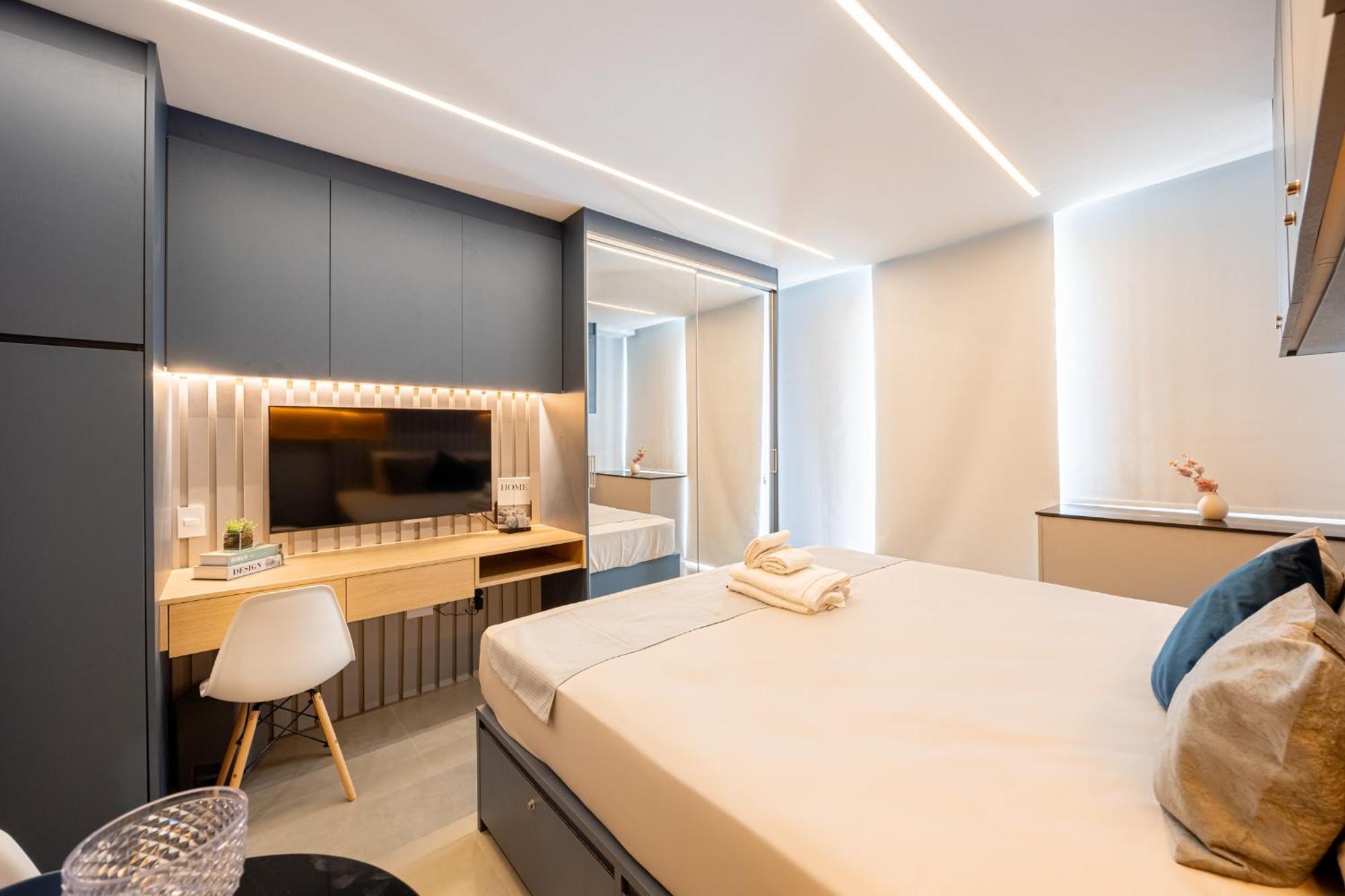 Apartment Easy Star - Belo Com Cama King Ao Lado Da Oscar Freire - Oj01i