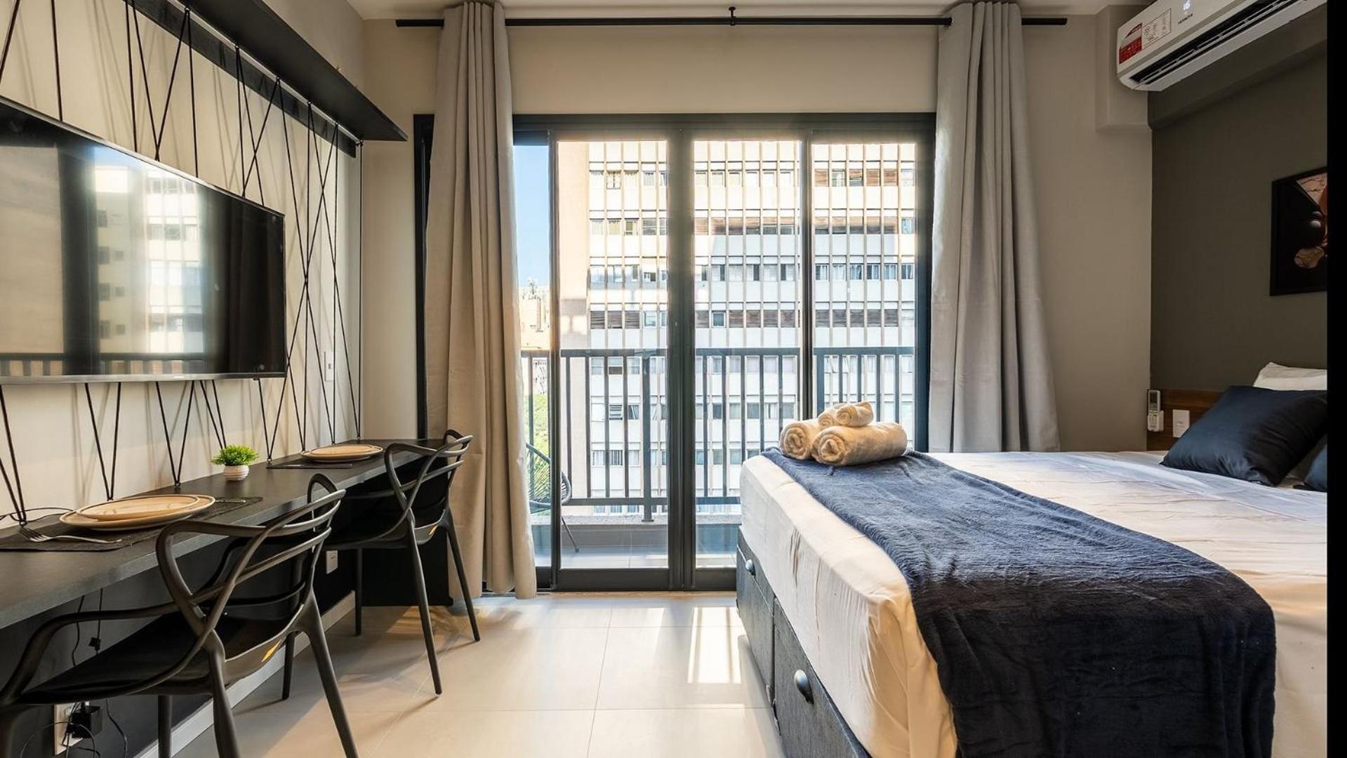 Modernos E Luxuosos Na Buarque Com Piscina No Rooftop São Paulo