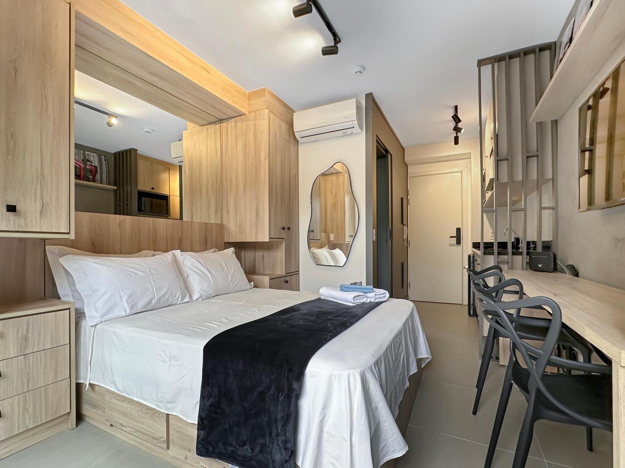 Apartamento Air Conditioning Modern Kitchen Balcony