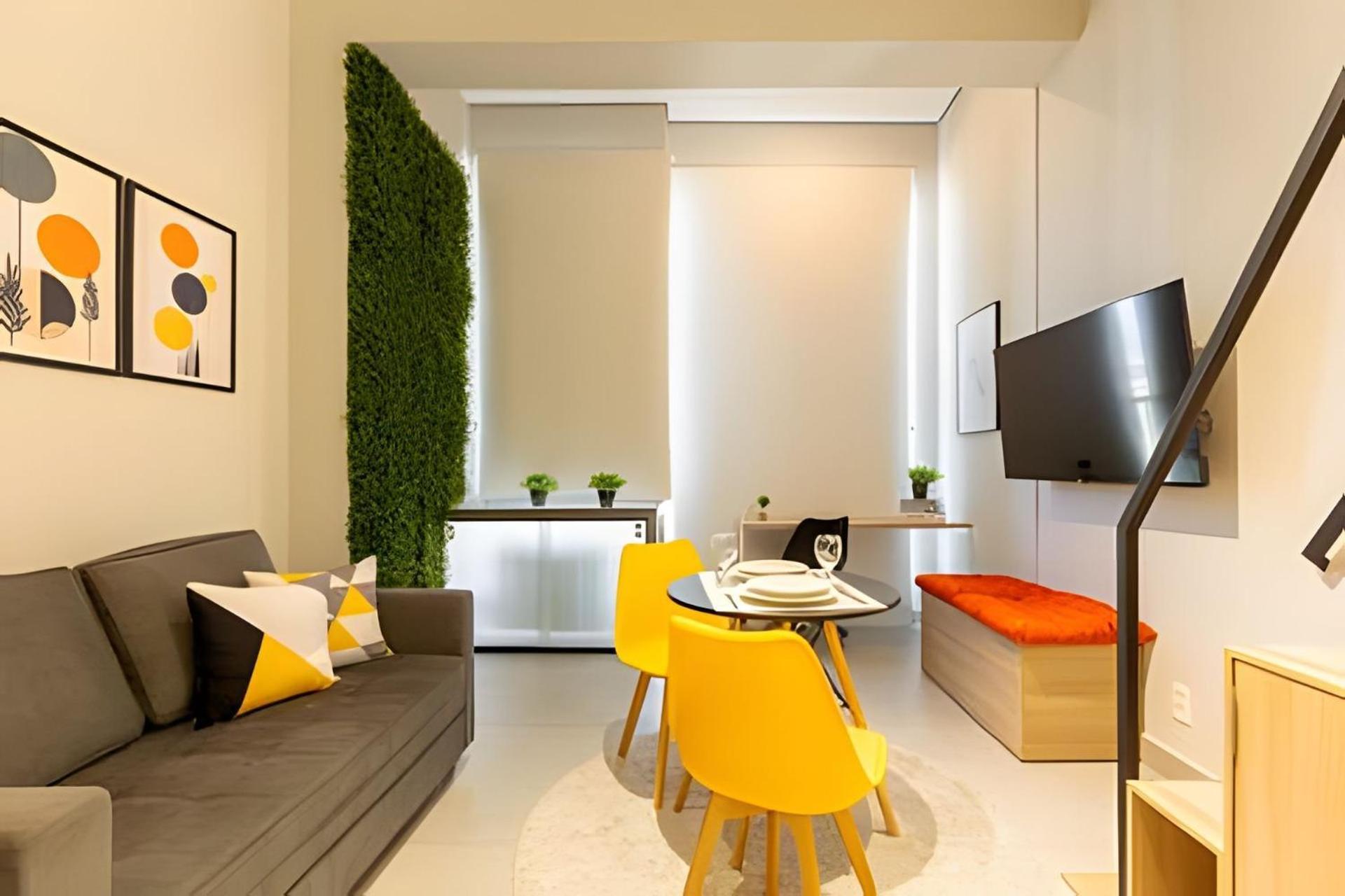 Apartamento Easy Star - Adoravel Com Mezanino No Brooklin - Vx01i