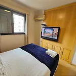 Flat C/ Um Quarto Em Moema E Cozinha Completa Uh65