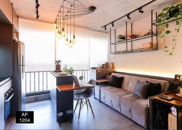 Studio 1204 Com Vista Livre E Andar Alto