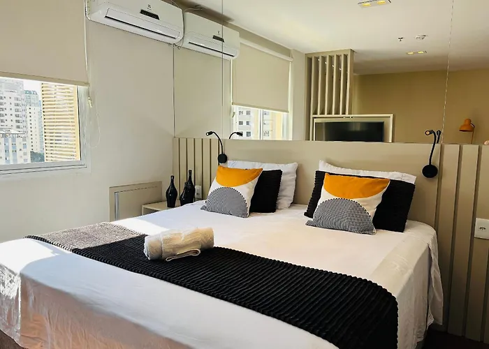Morada Executive Vila Olimpia II - Flat Em Hotel Moderno Em Bairro Nobre