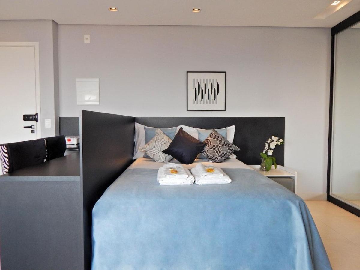 Apartamento Easy Star - Vista Incrivel Ao Lado De Cgh Com Piscina Aquecida - Ts01g