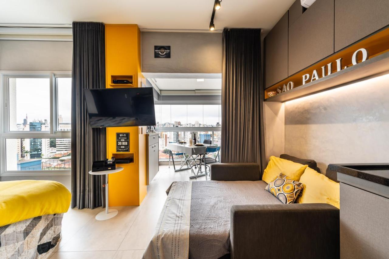 Apartment Homelike Faria Lima: Urban Oasis With Views And Pool Sao Paulo