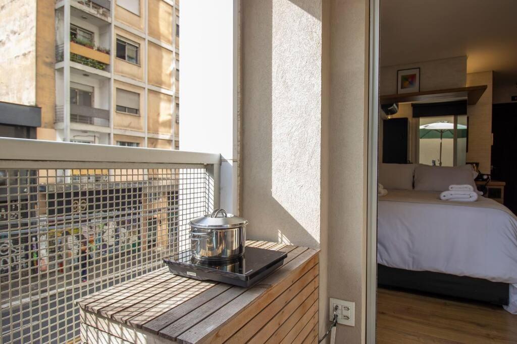 Bhomy Paulista Com Varanda Na Rua Augusta Au101 * São Paulo