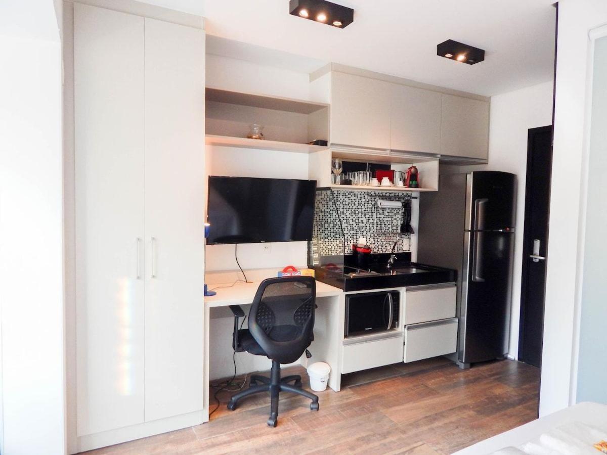 Easy Star - Charmoso Studio Na Vila Omlimpia - Ts02g Apartamento *