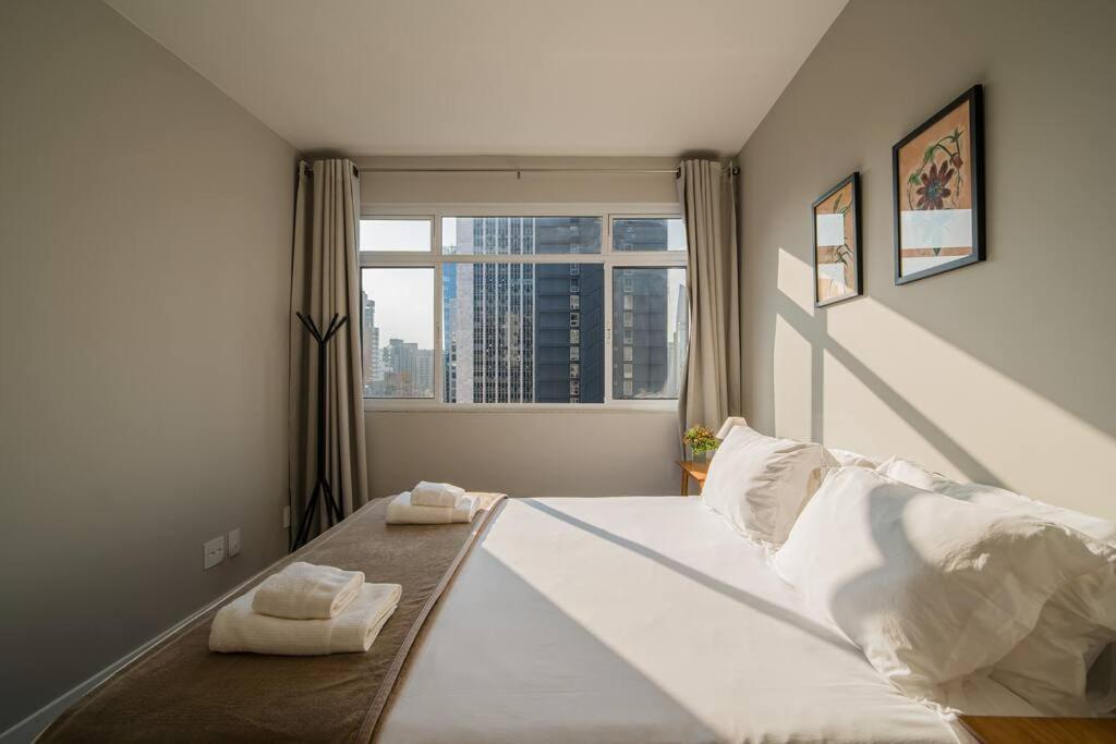 Apartamento Bhomy Paulista Com Vista E Muito Conforto S1306 *