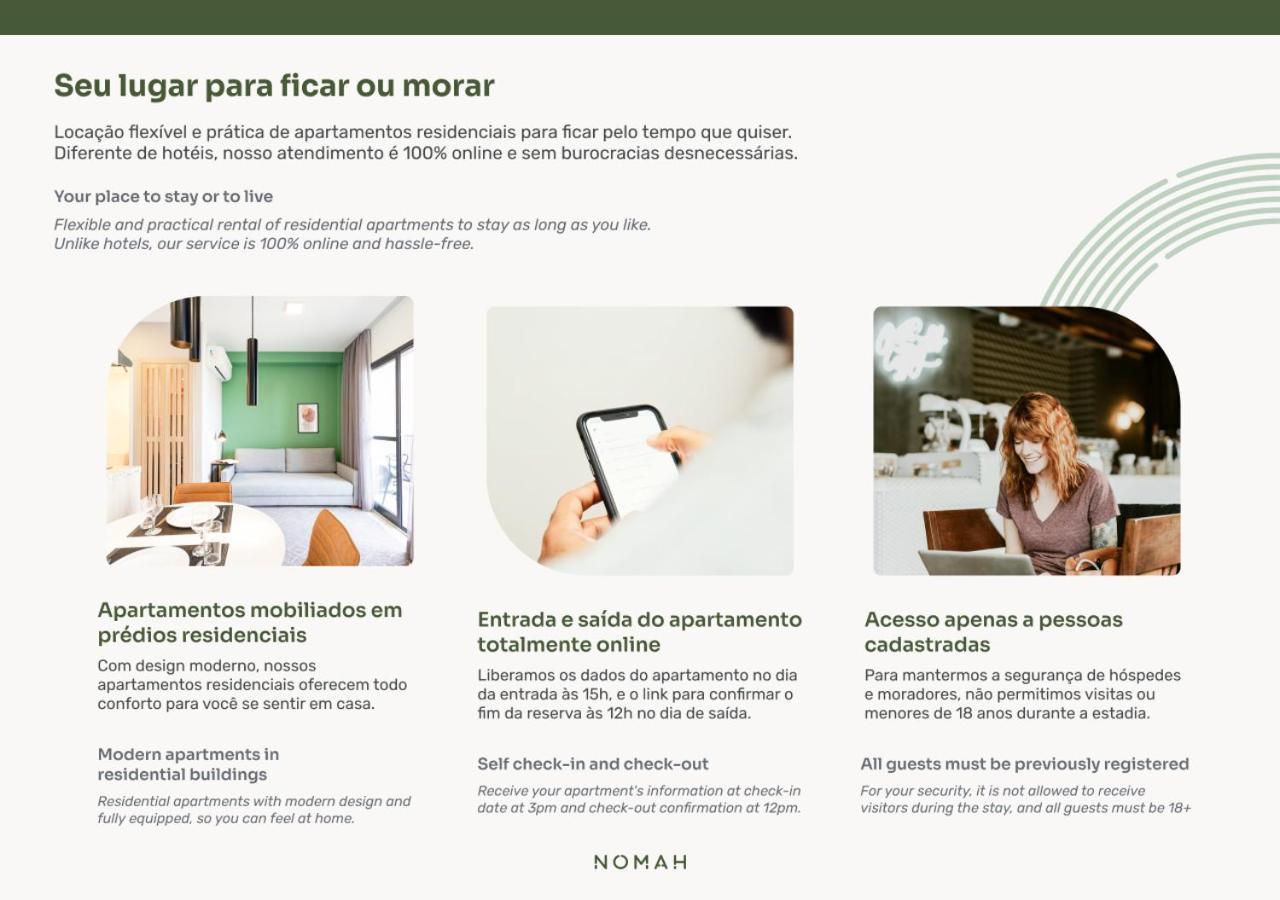 Nomah - Aptos Por Temporada No Bras Apartamento São Paulo