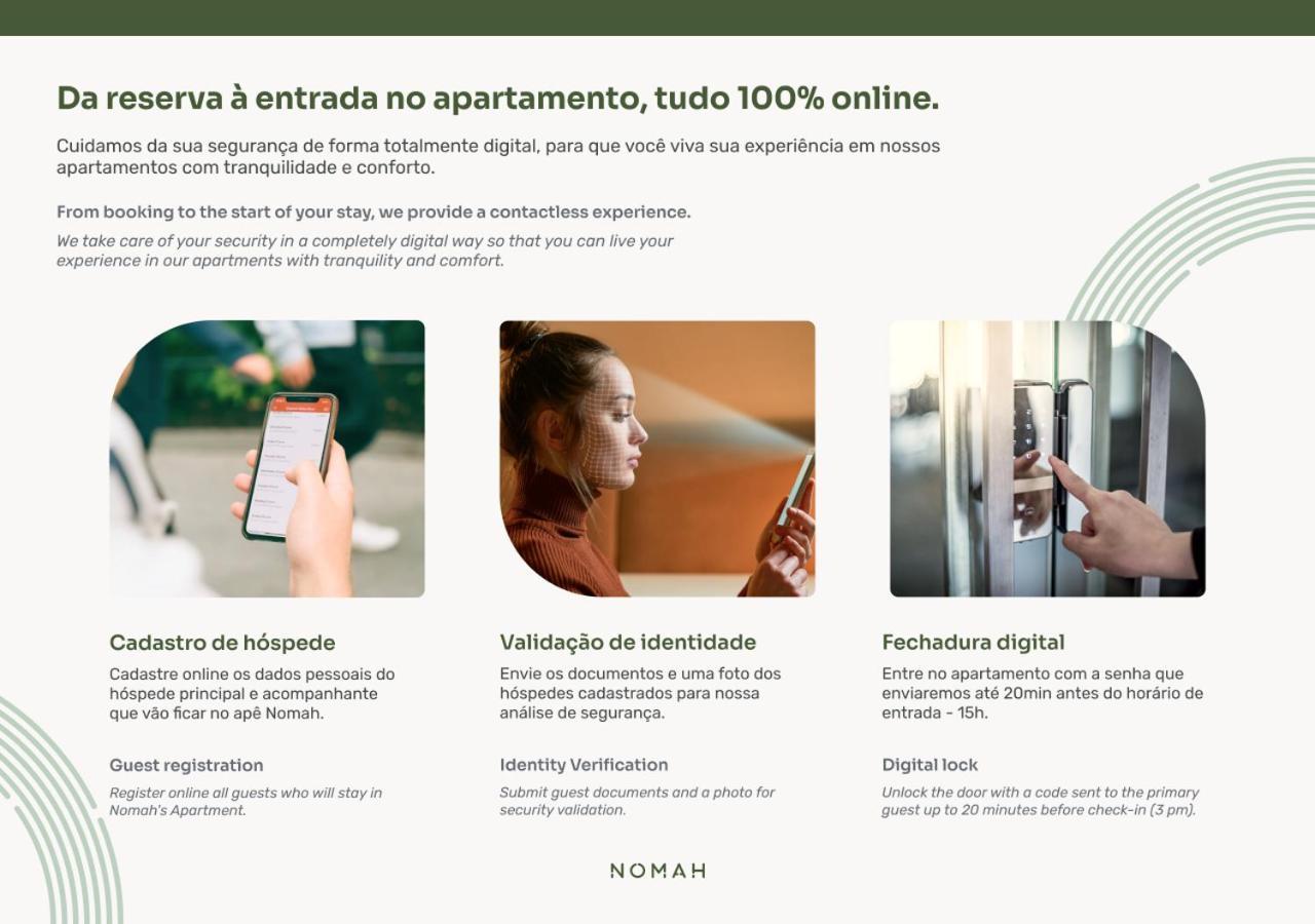 Nomah - Aptos Por Temporada Na Faria Lima Apartamento