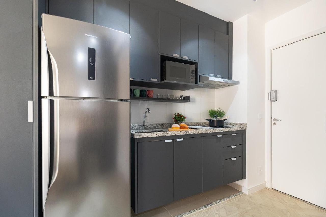 Estudio Moderno Em Pinheiros Com Ac E Rooftop Apartamento São Paulo