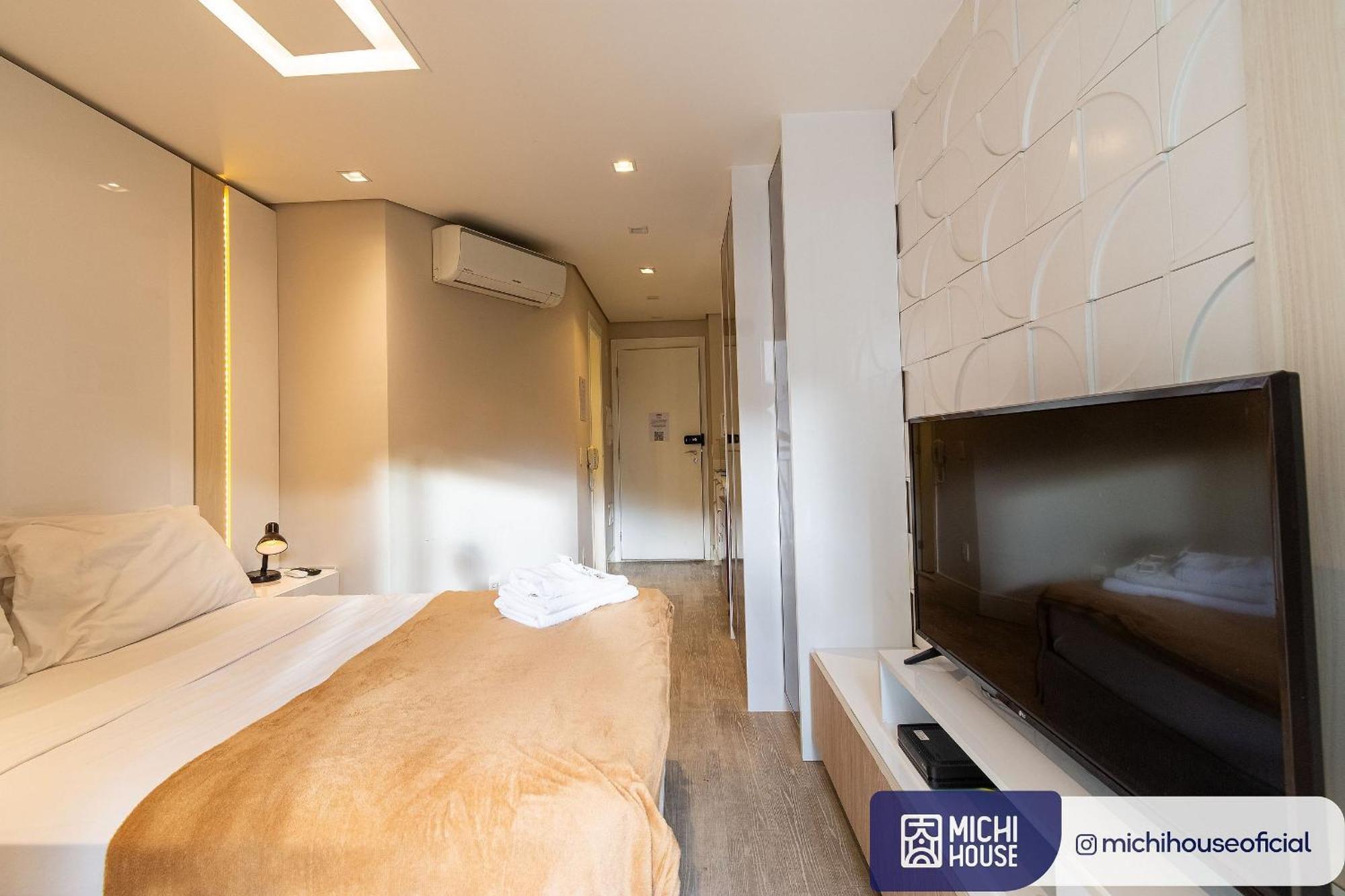 Charmoso Studio Expo Cn Ac/Wf/Com Garagem Apartamento