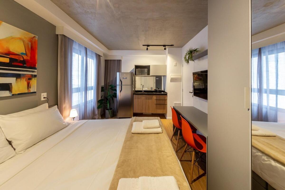 Apartamento B Homy Jardins - 5min A Pe Do Trianon Masp Pam86 *