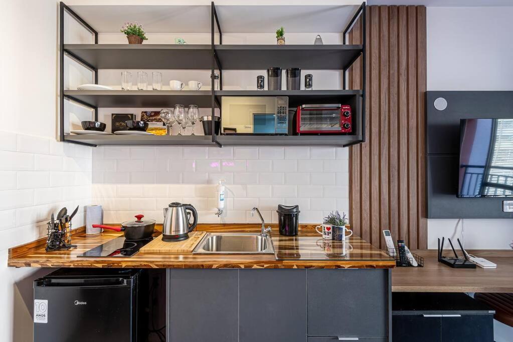 Apartment Think Republica Piscina, Sauna, Academia-1301 Sao Paulo
