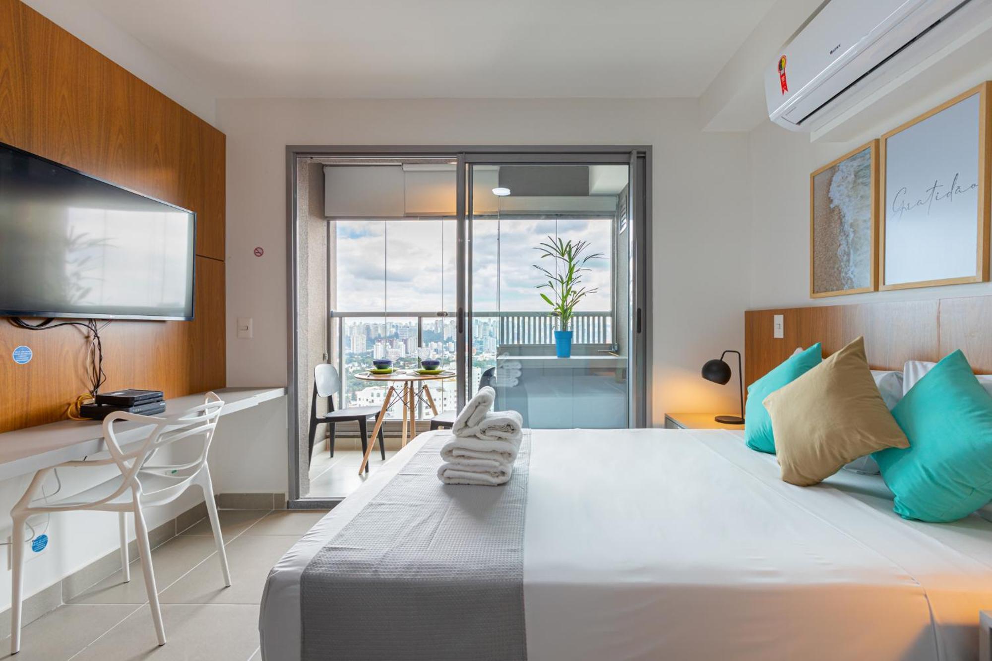 Easy Star - Lindo Studio No Alto Da Boa Vista Proximo Ao Metro - Tx03h Apartamento