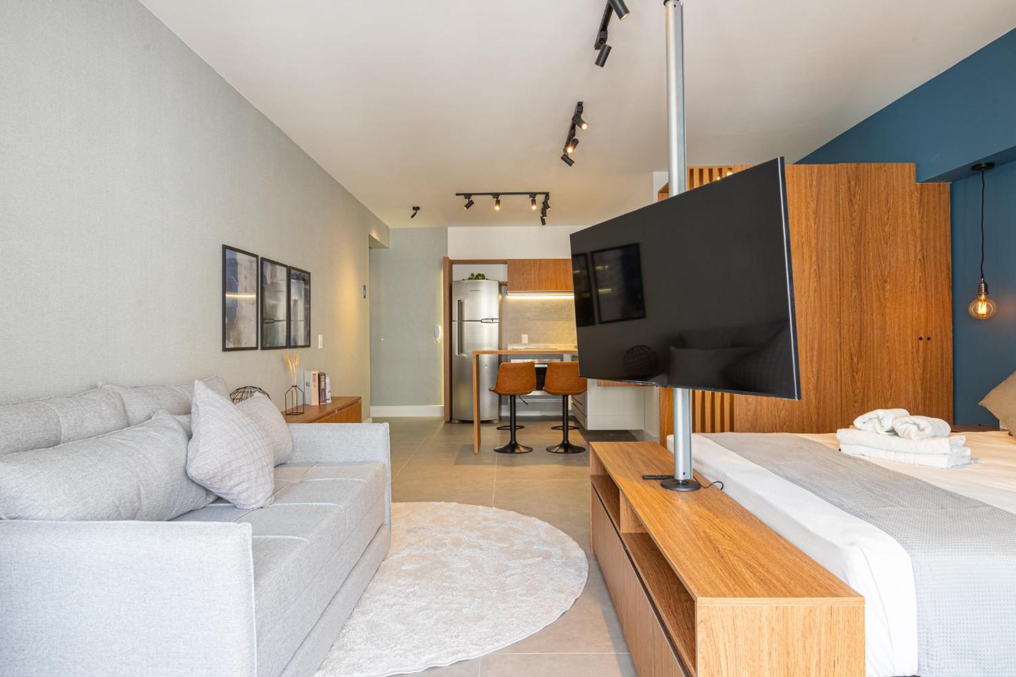 Apartamento Easy Star - Moderno C/vaga No Campo Belo - Ah01i