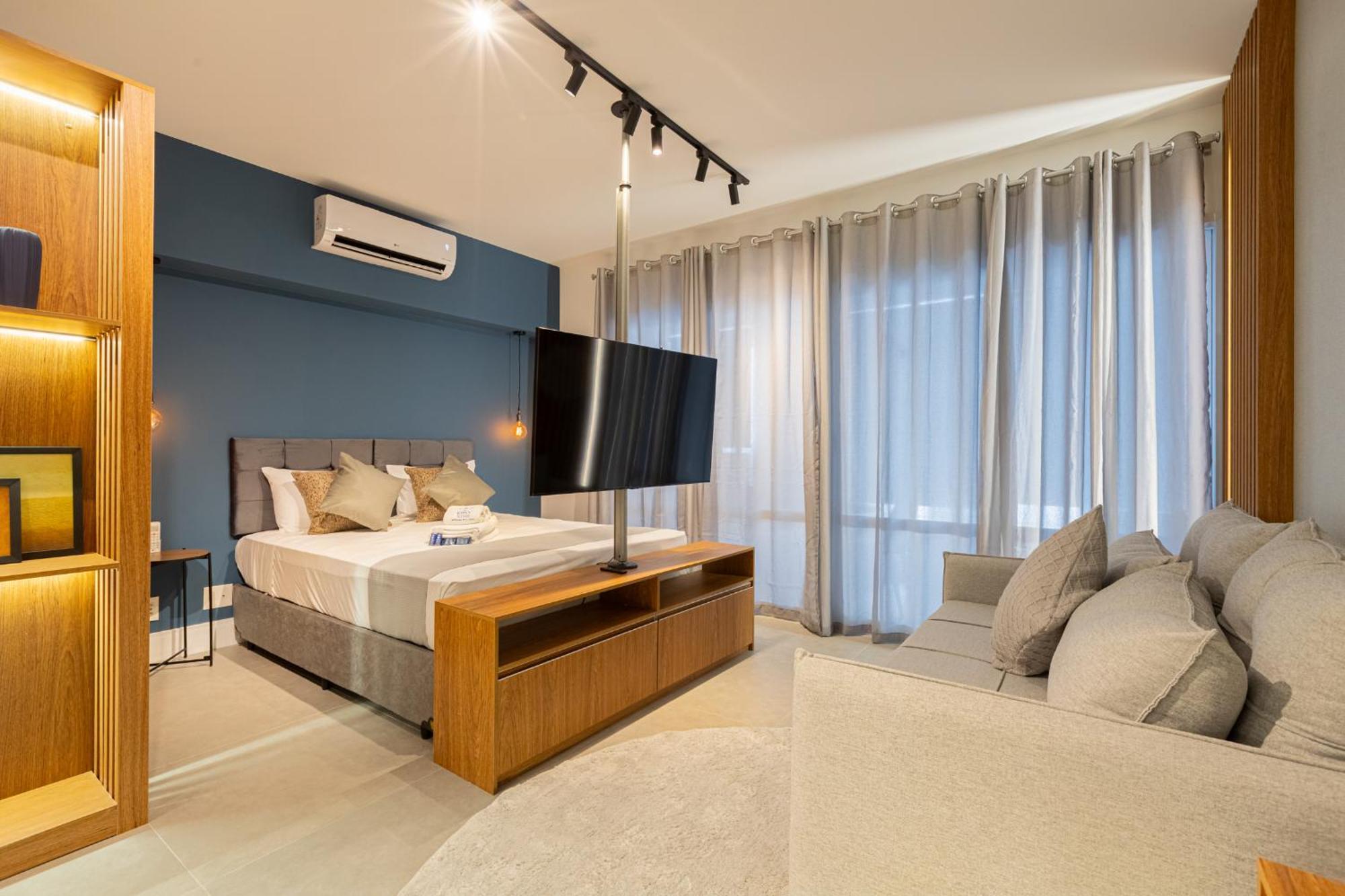 Apartamento Easy Star - Moderno C/vaga No Campo Belo - Ah01i *