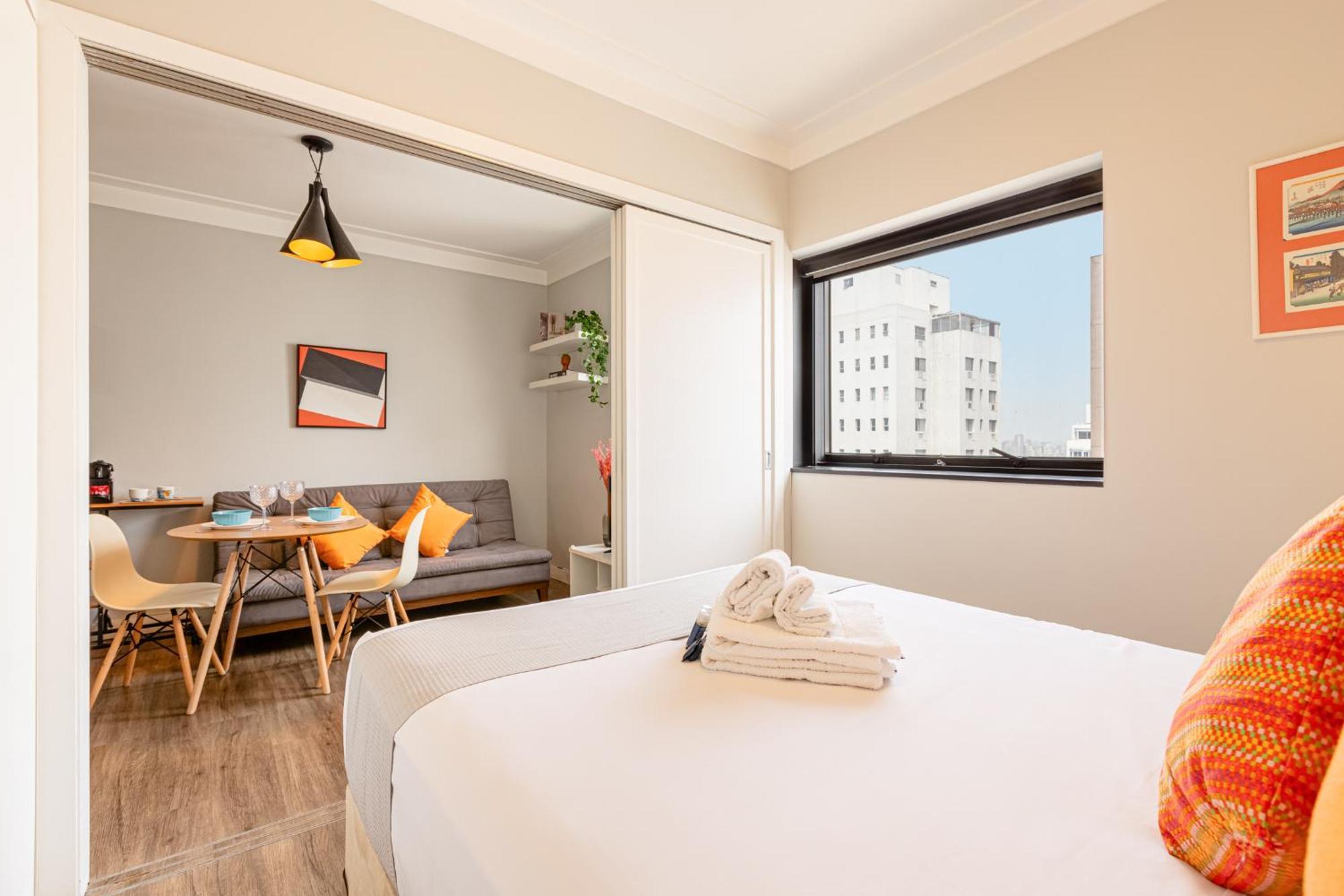 Easy Star - Flat Aconchegante C/vaga No Jardins - Zj01h Apartamento