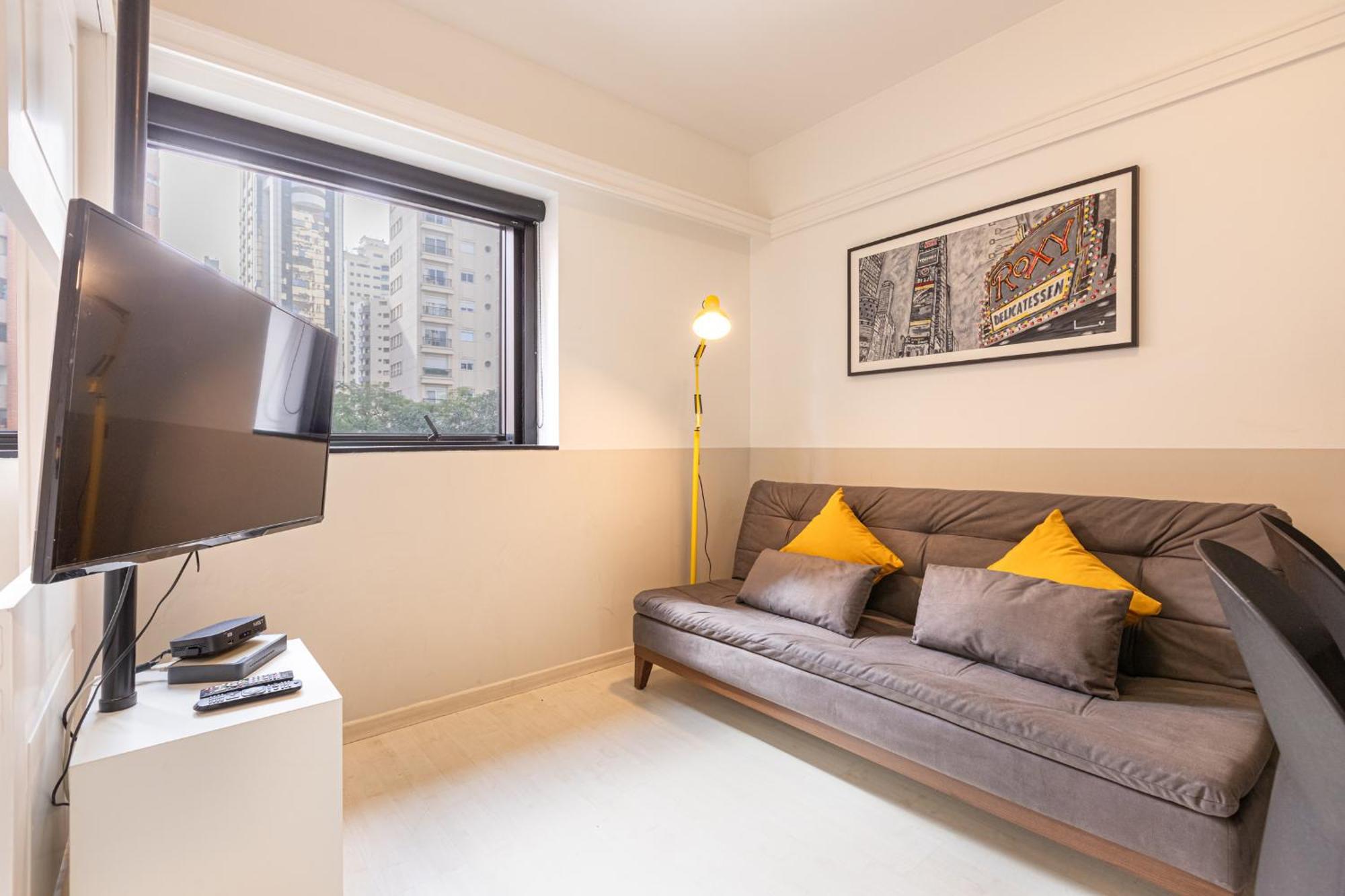 Easy Star - Lindo E Aconchegante Flat No Jardins - Wp01h Apartamento São Paulo