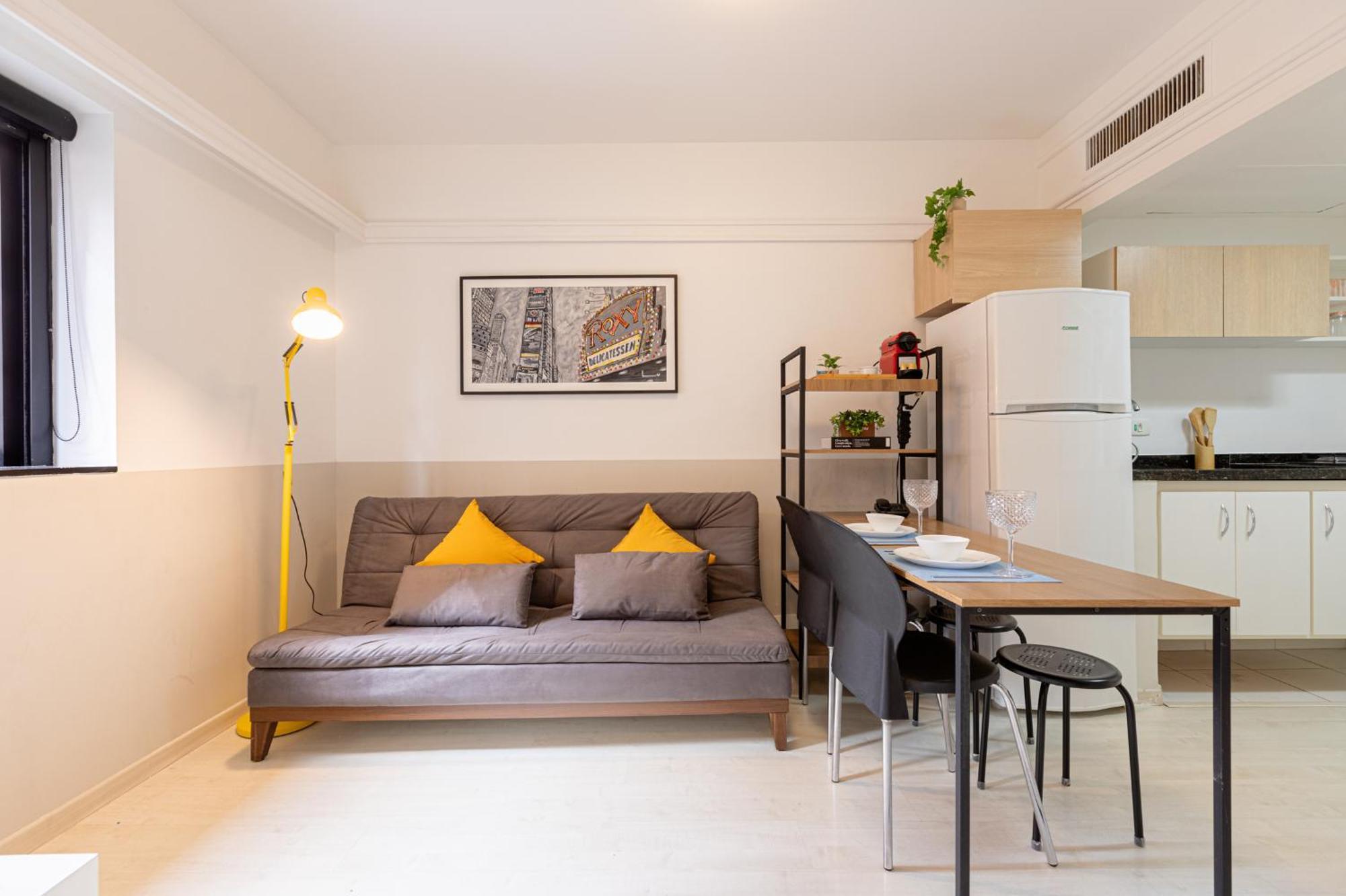 Easy Star - Lindo E Aconchegante Flat No Jardins - Wp01h Apartamento *