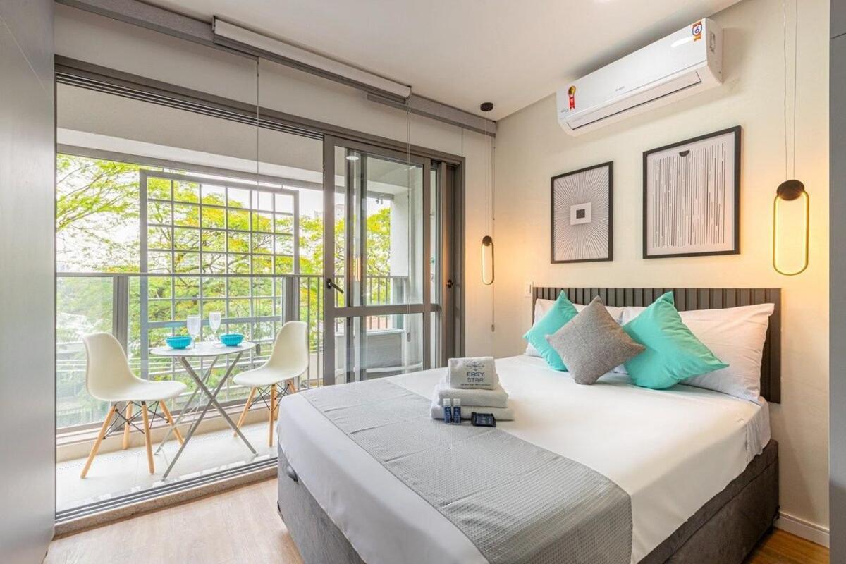 Apartamento Easy Star - Lindo No Coracao Do Brooklin! - Zm01h São Paulo
