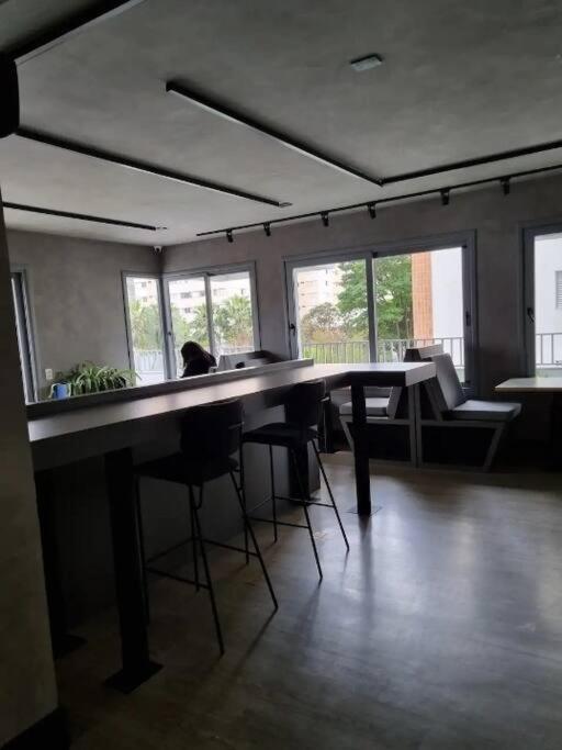 Apartment Mobiliado, Com Garagem, 50m Metro Brooklin, Proximo Shopping Morumbi Em Sp *