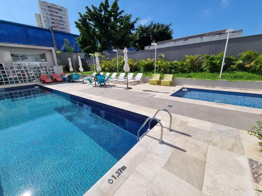 Apartment Ap10 Confortavel Com Wifi, Piscina, Rooftoop E Academia Em Frente Ao Metro *