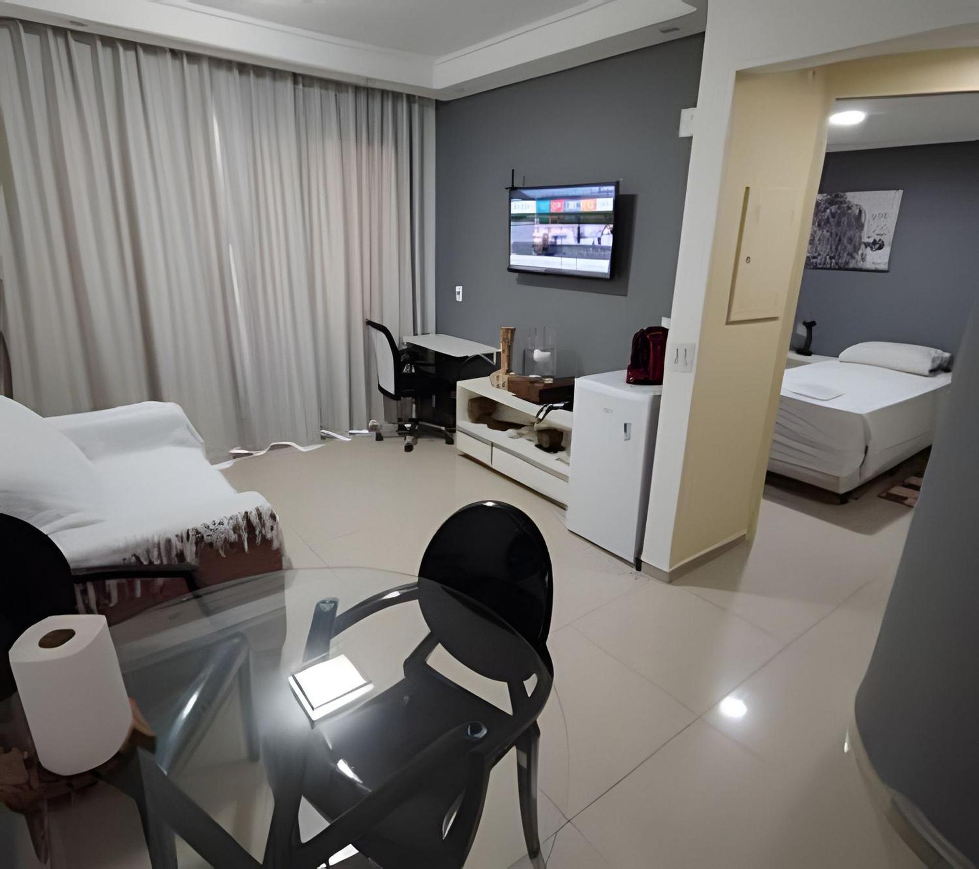 Flat Docelar Garagem, Hakka, Feirinha E Hospitais Apartamento *