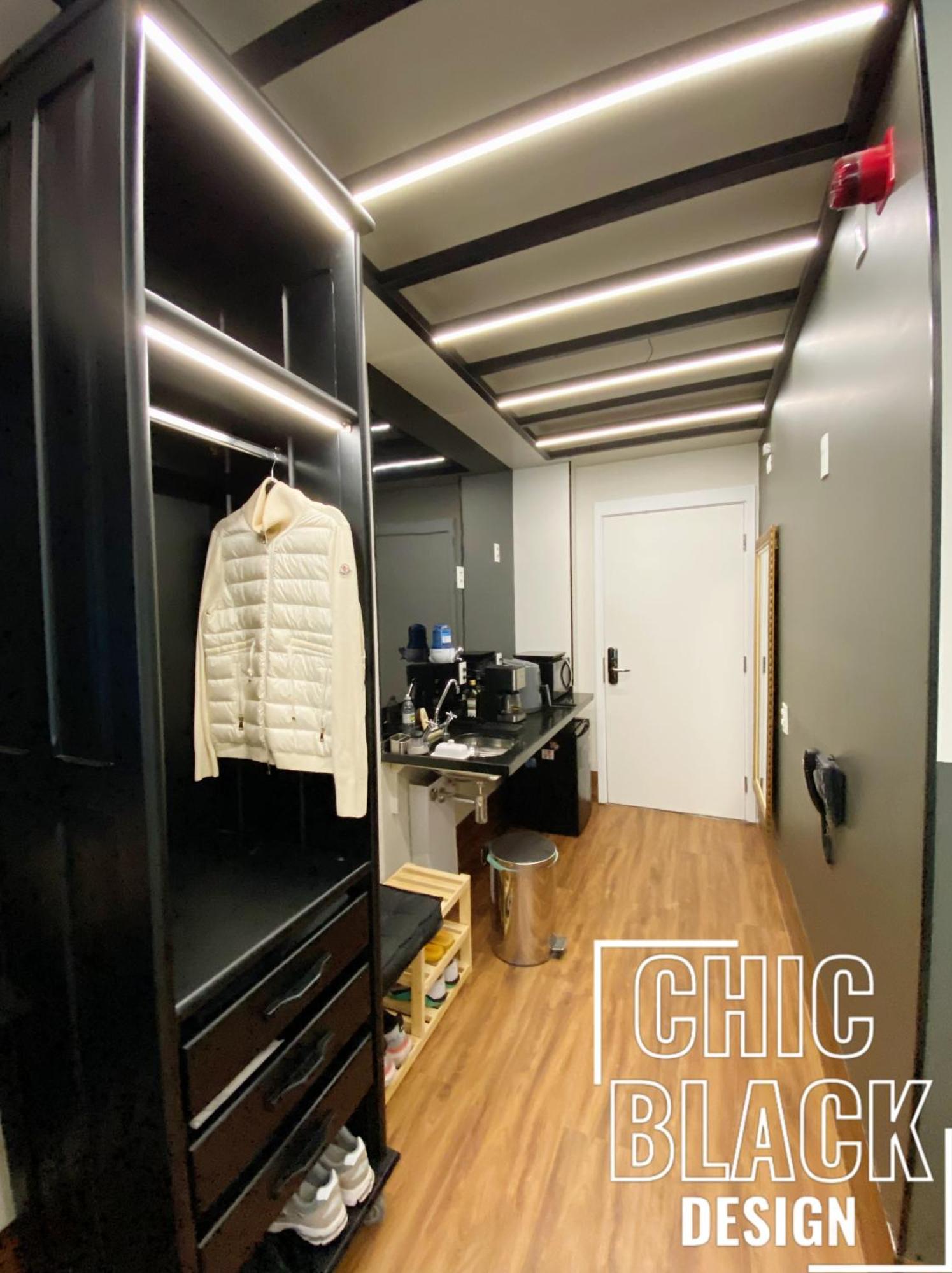 Chic Black Design - Zpinheiros Apartment Sao Paulo