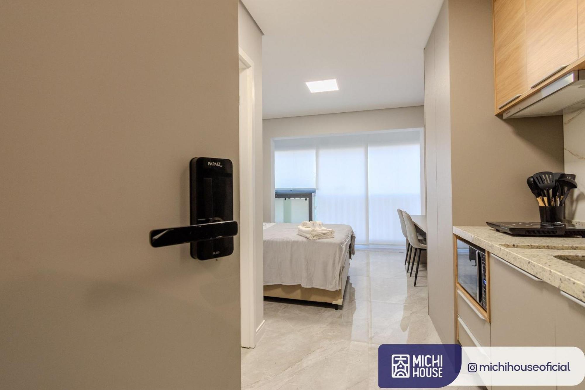 Apartment Aconchegante Studio Metro Paraiso Ac/wf
