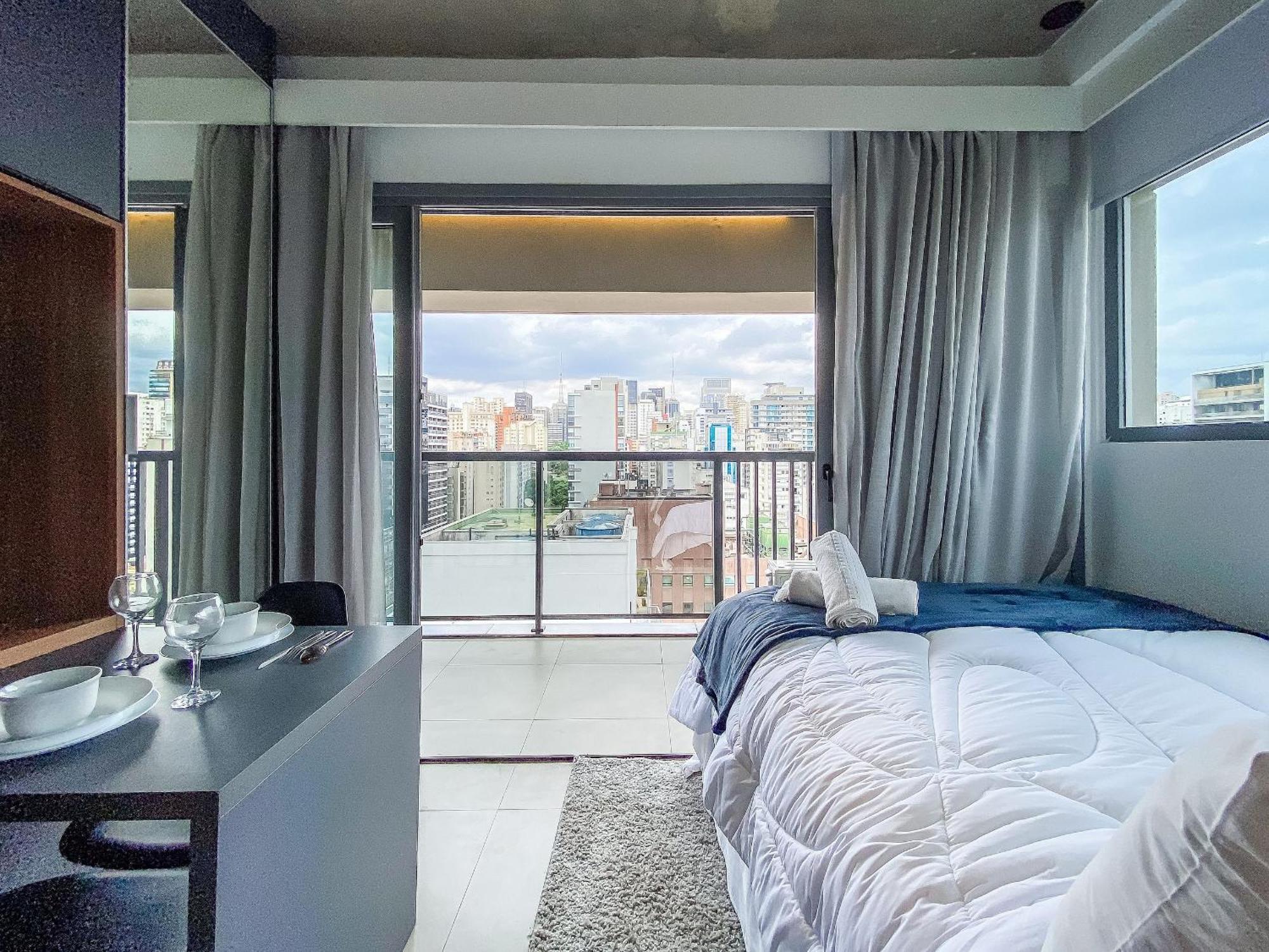 Apartamento Jardins 21º Andar Com A/c E Piscina