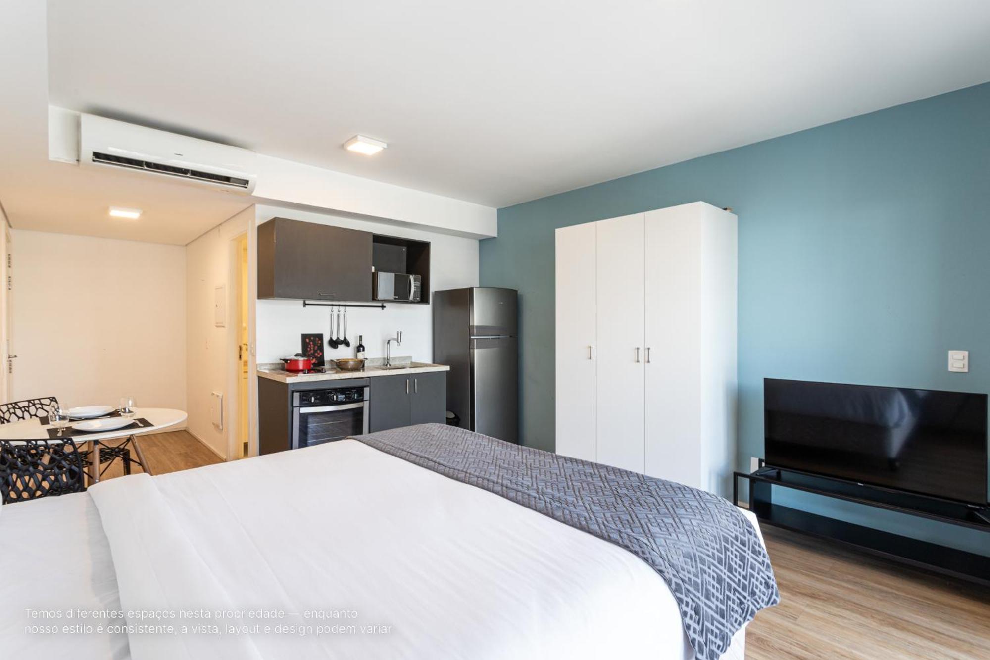 Setin Downtown Genebra - Completos Na Bela Vista Com Piscina Apartamento