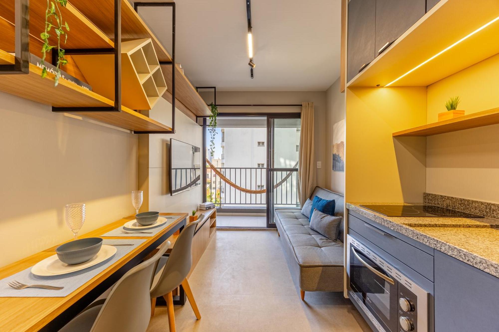 Easy Star - Belo Apto Com 1 E Varanda - Ii01i Apartamento