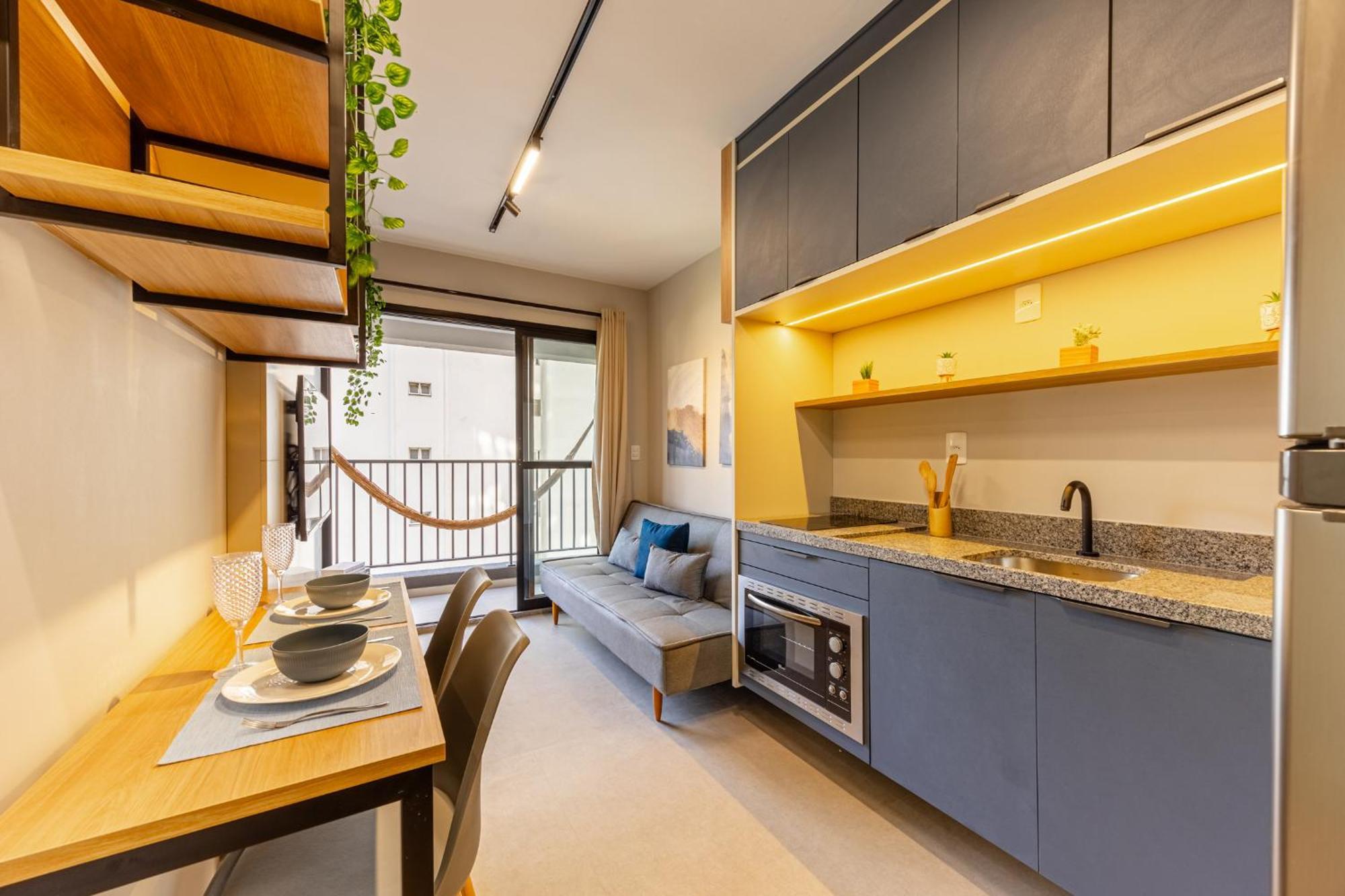Easy Star - Belo Apto Com 1 E Varanda - Ii01i Apartamento