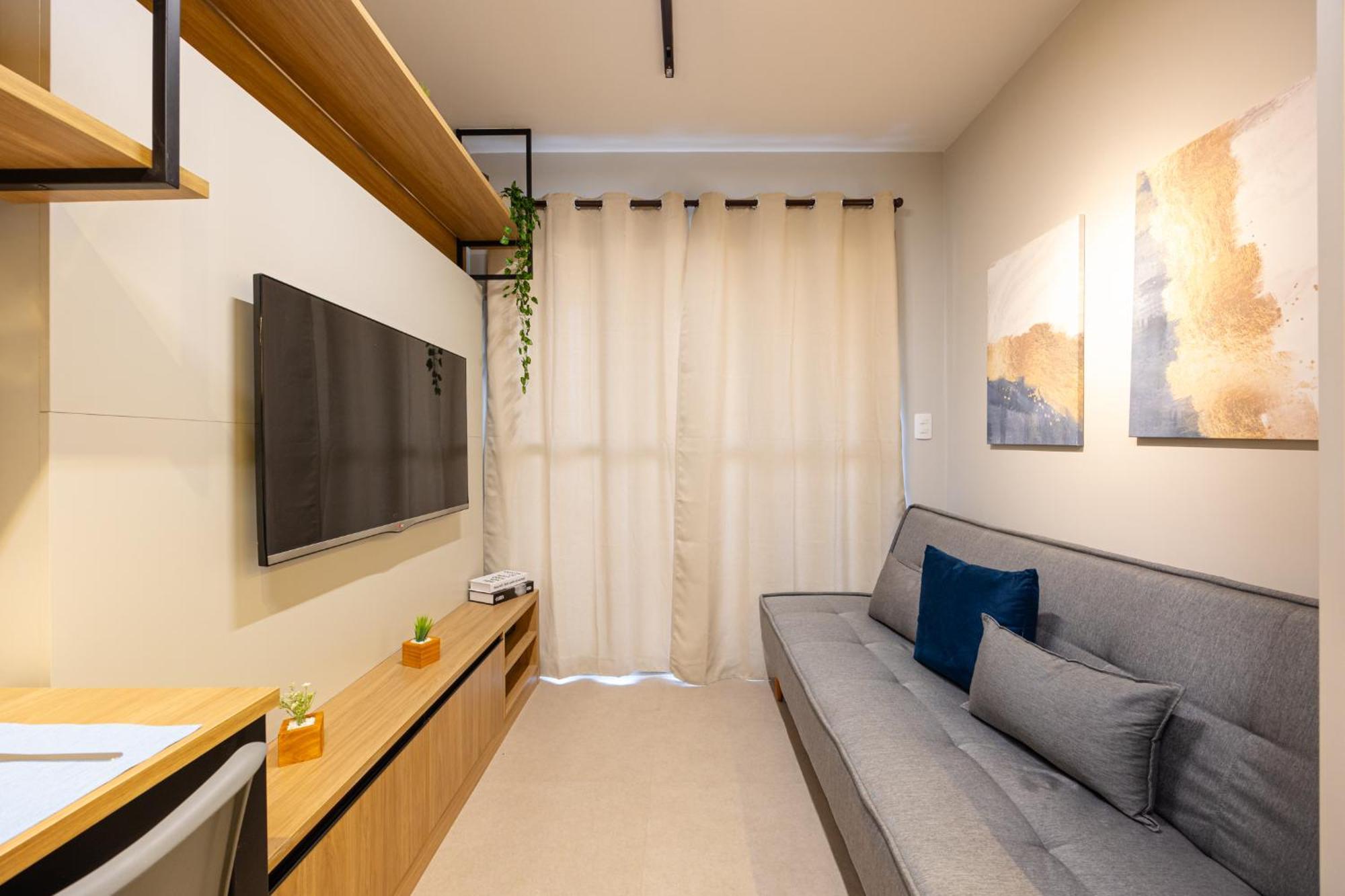 Apartamento Easy Star - Belo Apto Com 1 E Varanda - Ii01i *
