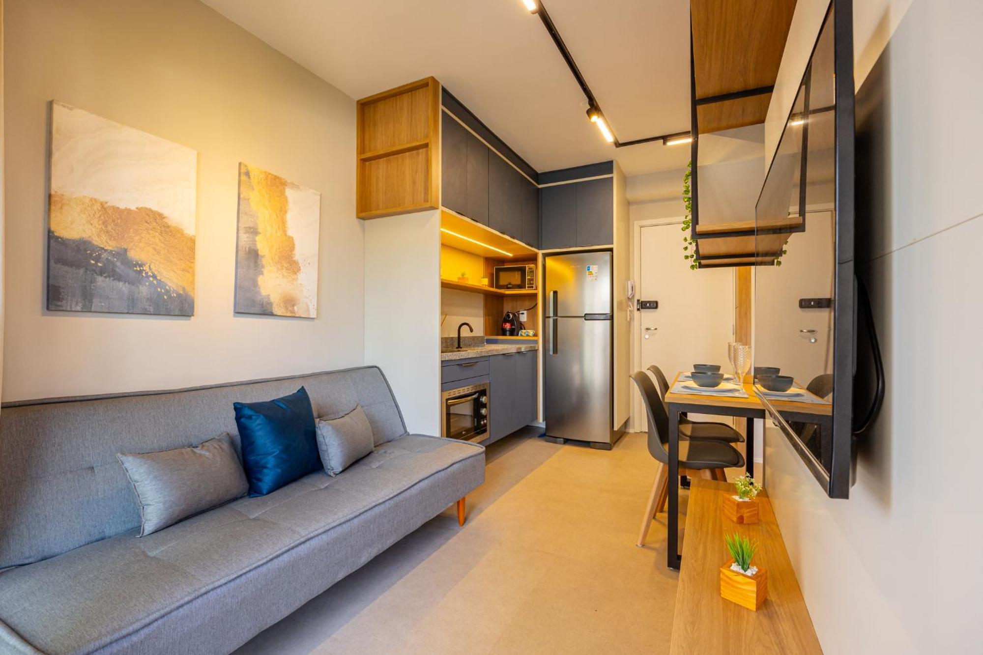 Apartamento Easy Star - Belo Apto Com 1 E Varanda - Ii01i *