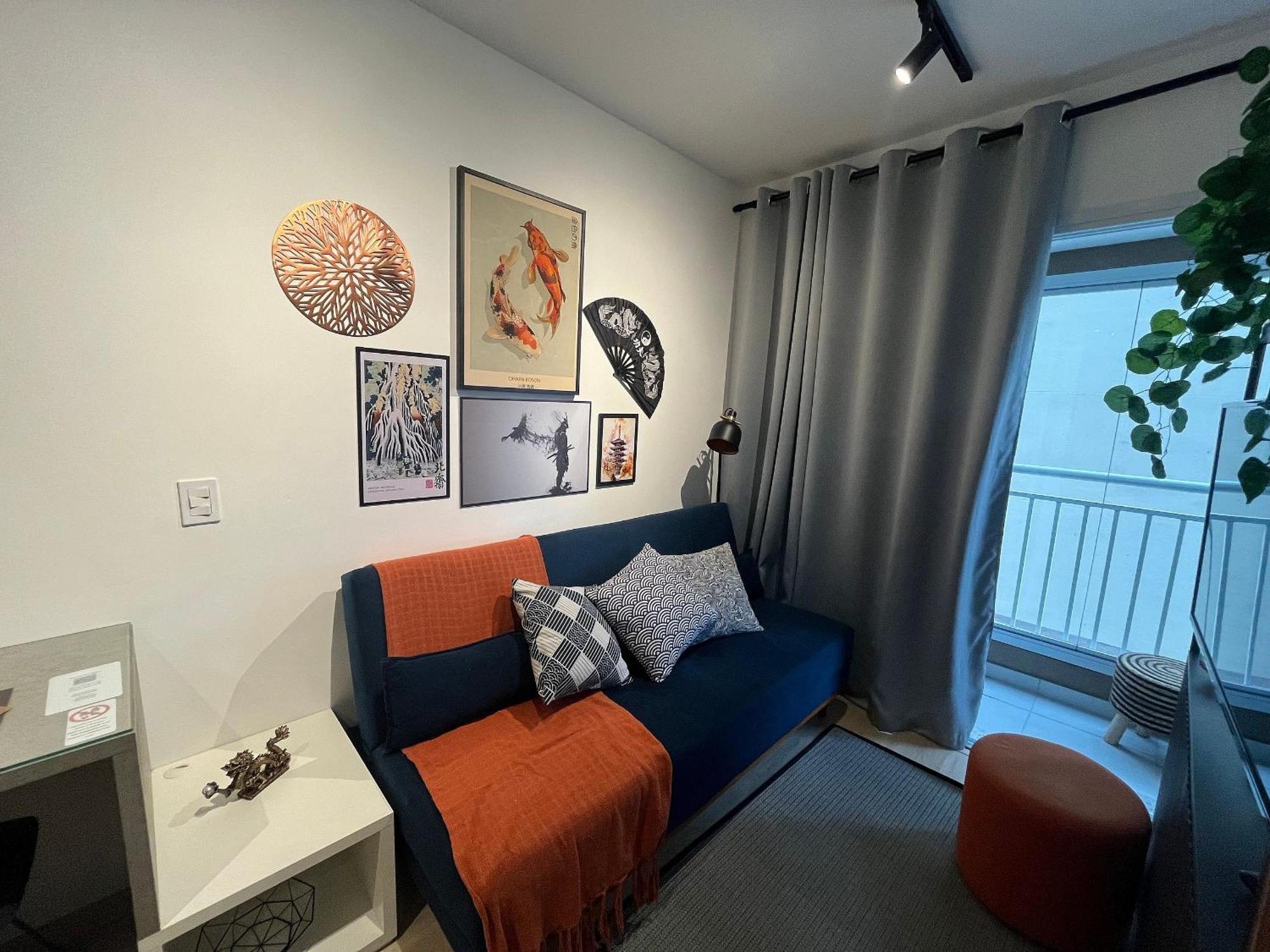 Apartamento Conforto E Seguranca Na Avenida Liberdade *