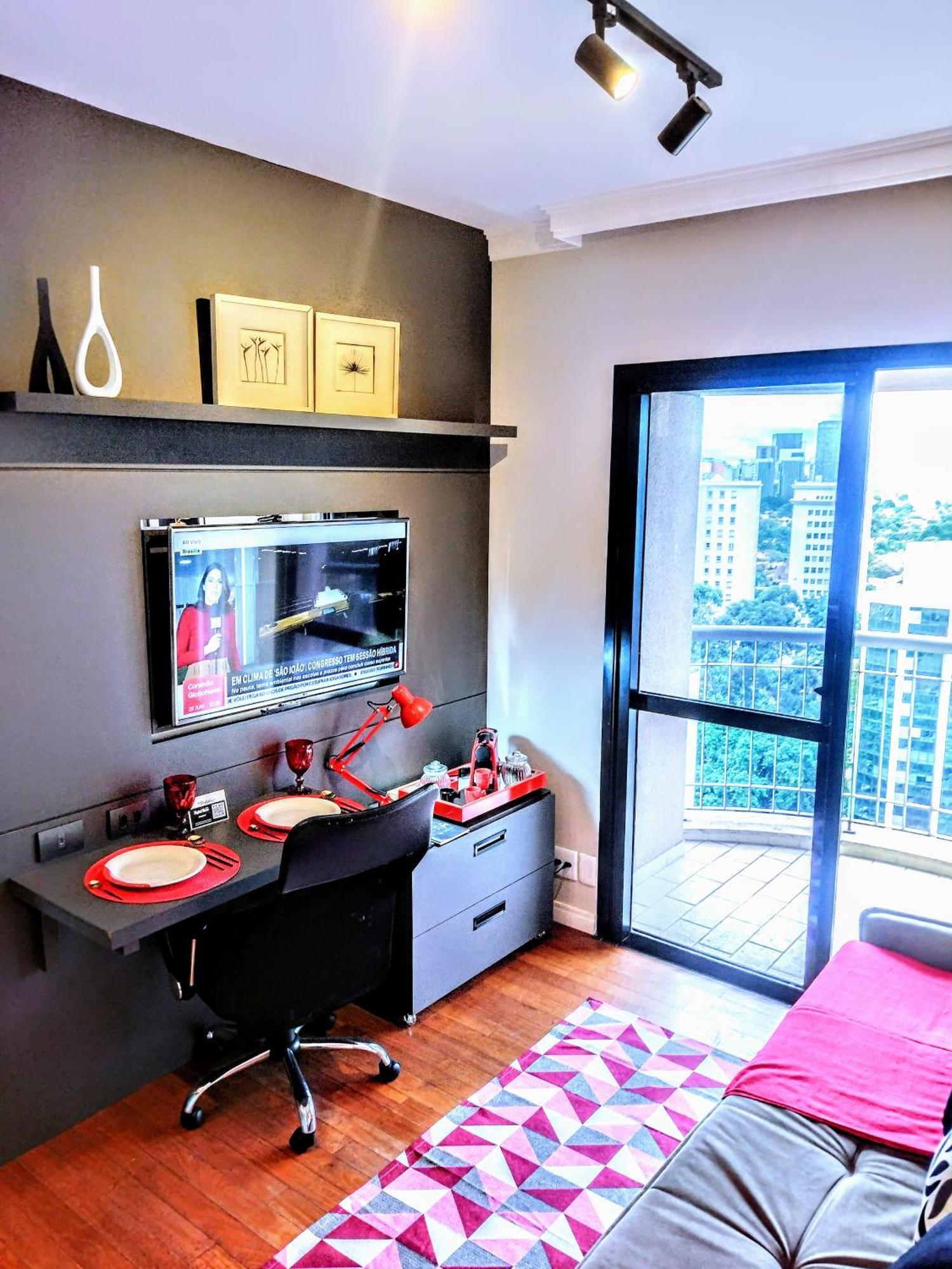 Hotel Luxxor Premiere Faria Lima - On The Sky Line - King Duplex Studio Veranda - Executive Class - Red Velvet Edition 5*