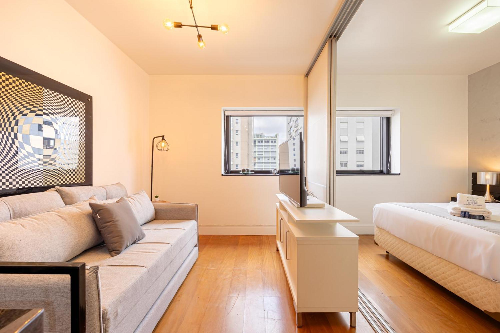 Easy Star - Lindo Flat C/vaga No Jardim Paulista - Fk03i São Paulo