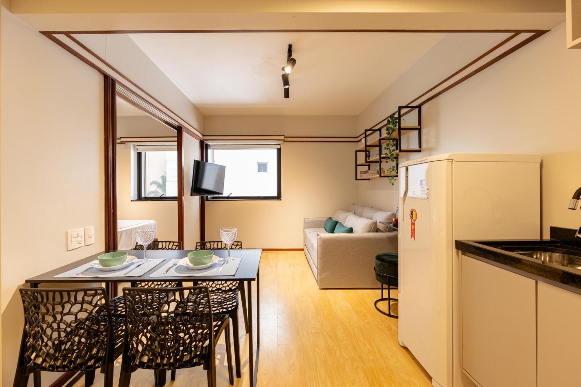 Easy Star - Belissimo Flat C/vaga No Jardim Paulista - Hq01i Apartamento *