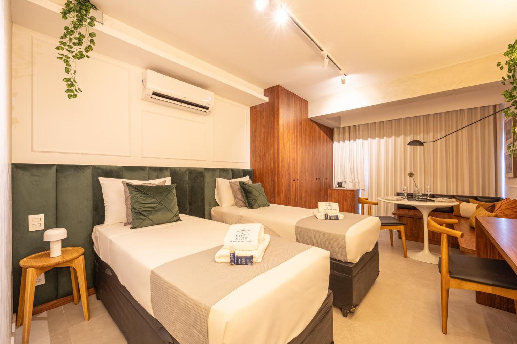 Apartment Easy Star - Fabuloso Studio Duplo No Alto Da Boa Vista - Ga01i Sao Paulo