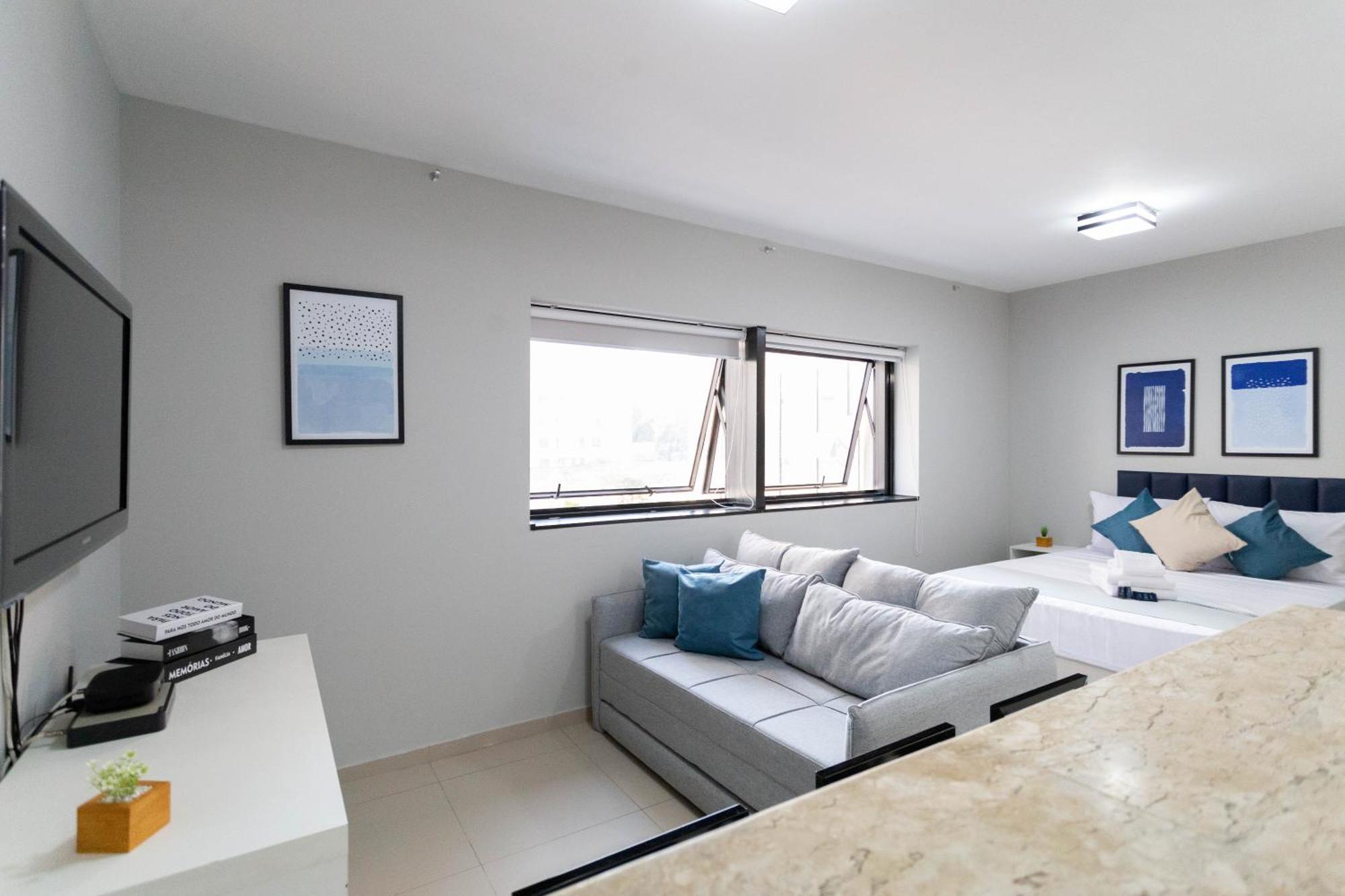 Easy Star - Charmoso Flat C/vaga No Jardim Paulista - Kj01i Apartment
