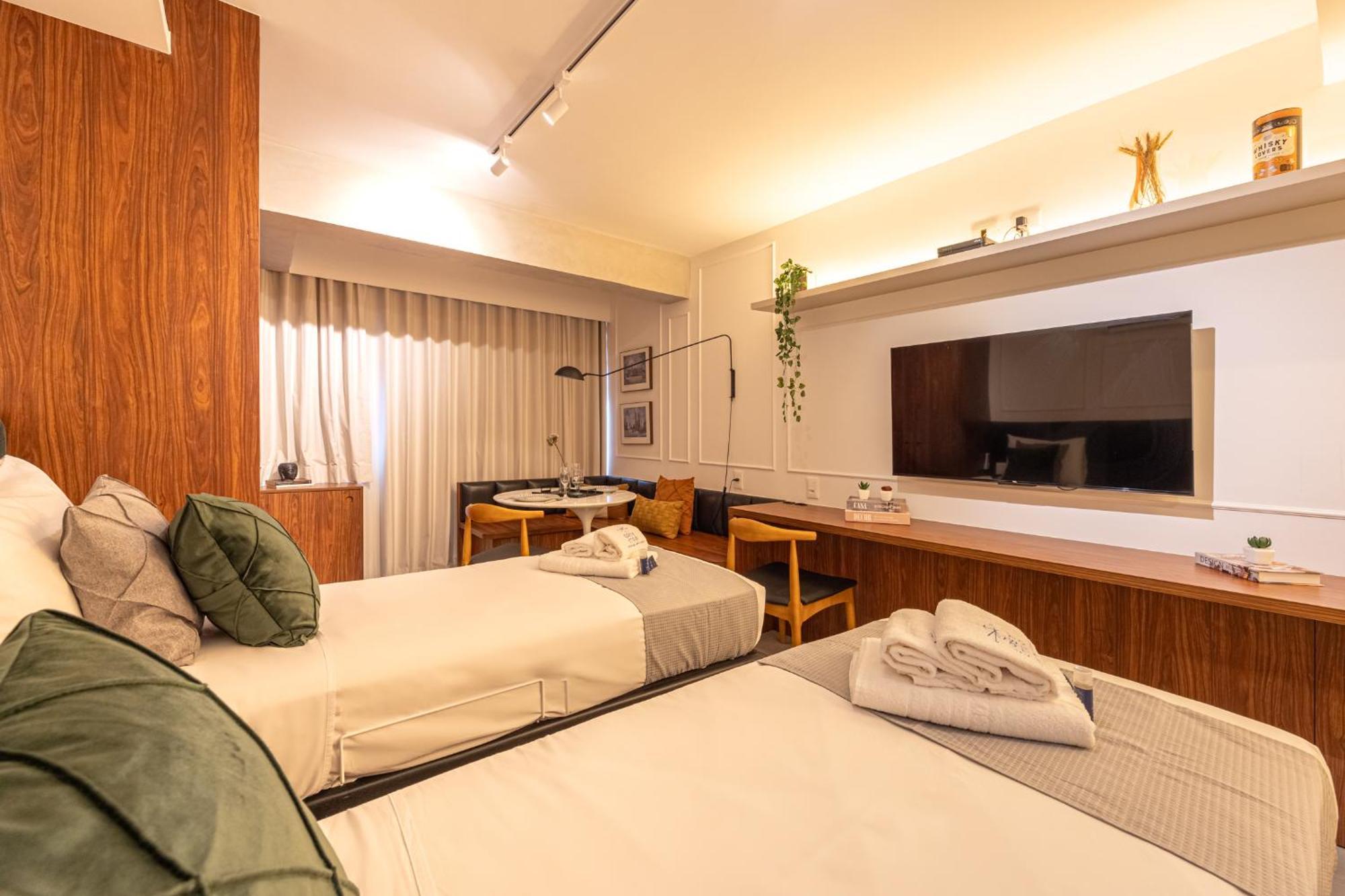 Easy Star - Fabuloso Studio Duplo No Alto Da Boa Vista - Ga01i Apartment *