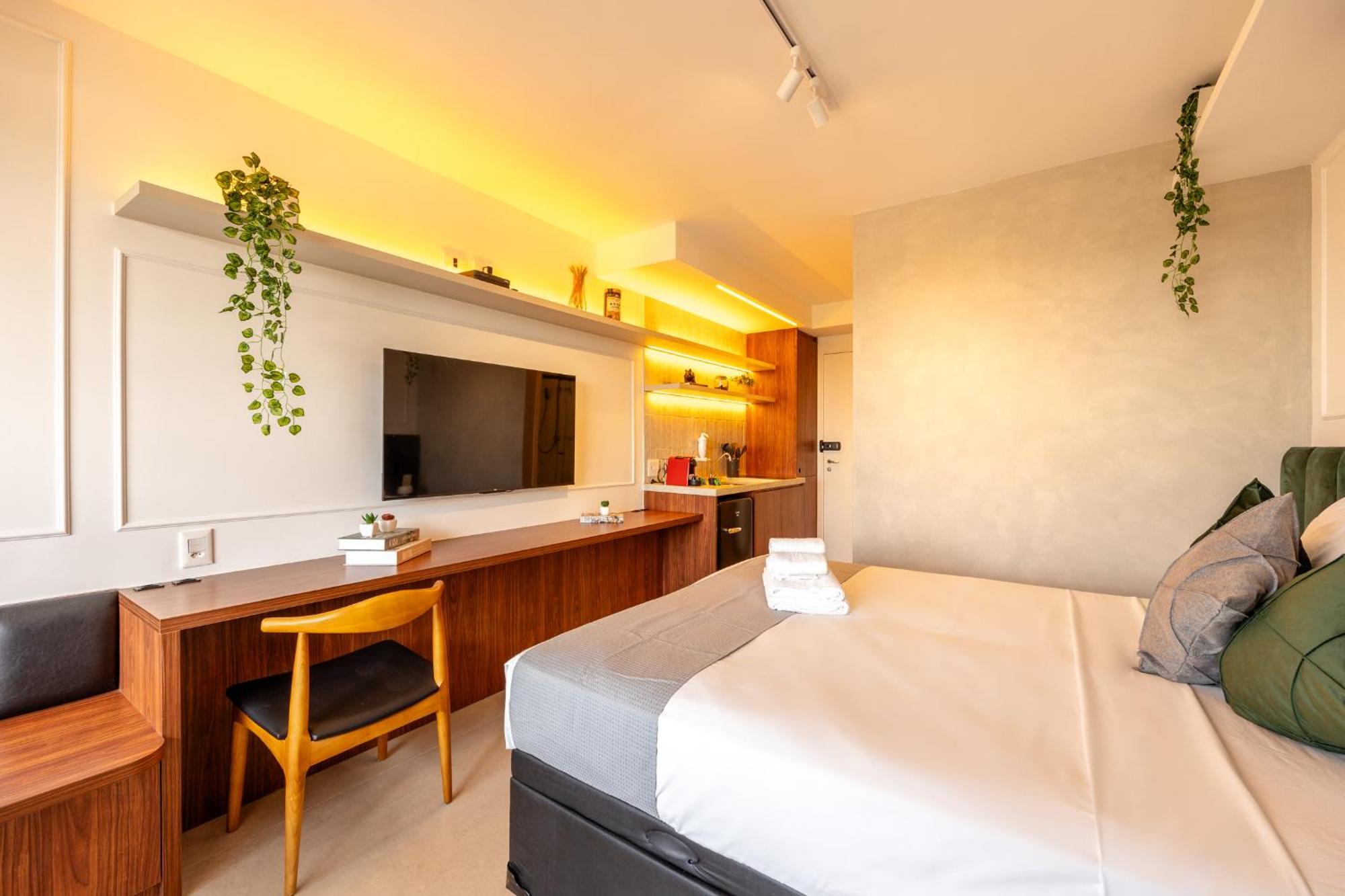 Apartment Easy Star - Fabuloso Studio Duplo No Alto Da Boa Vista - Ga01i *