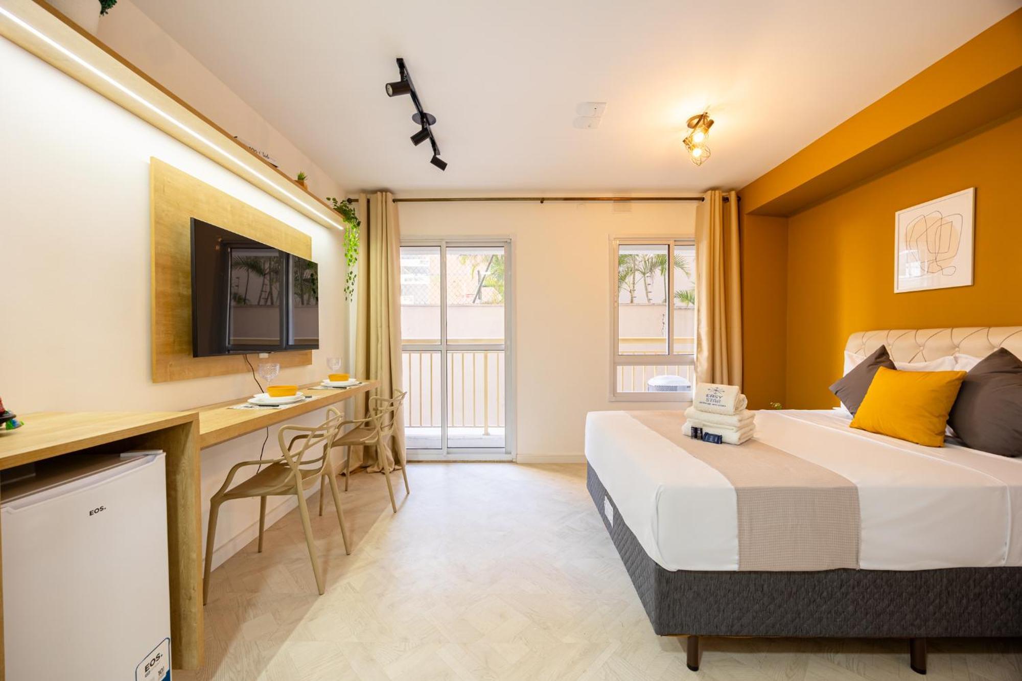 Apartamento Easy Star - Aconchegante Na Charmosa Pinheiros - Jt02i