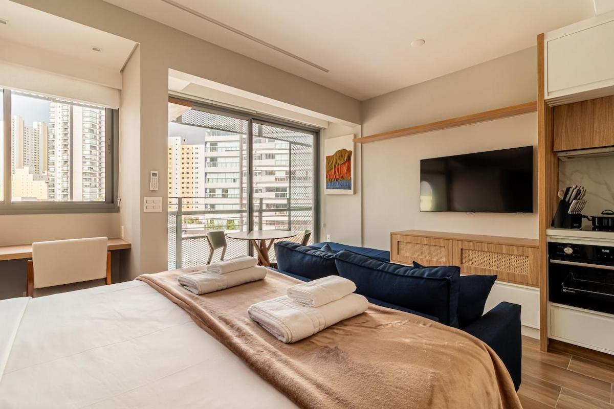 Apartamento Bhomy Pinheiros- 15min Do Metro Faria Lima Gra313 *