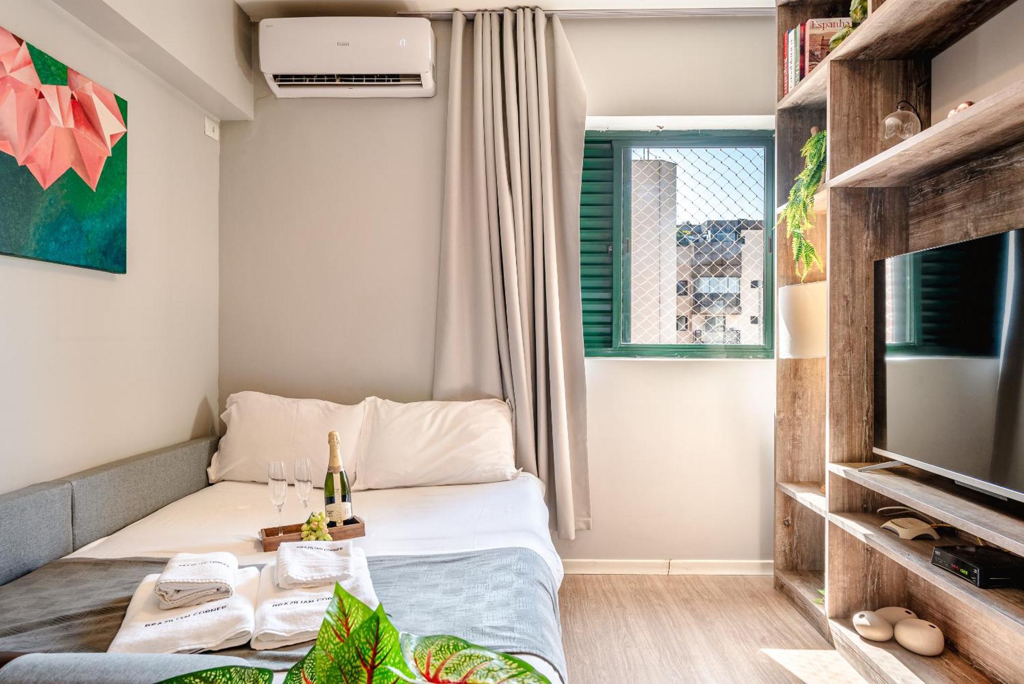Apartment Piscina, Ac, Vaga No Itaim Bibi | Brazilian Corner Sao Paulo