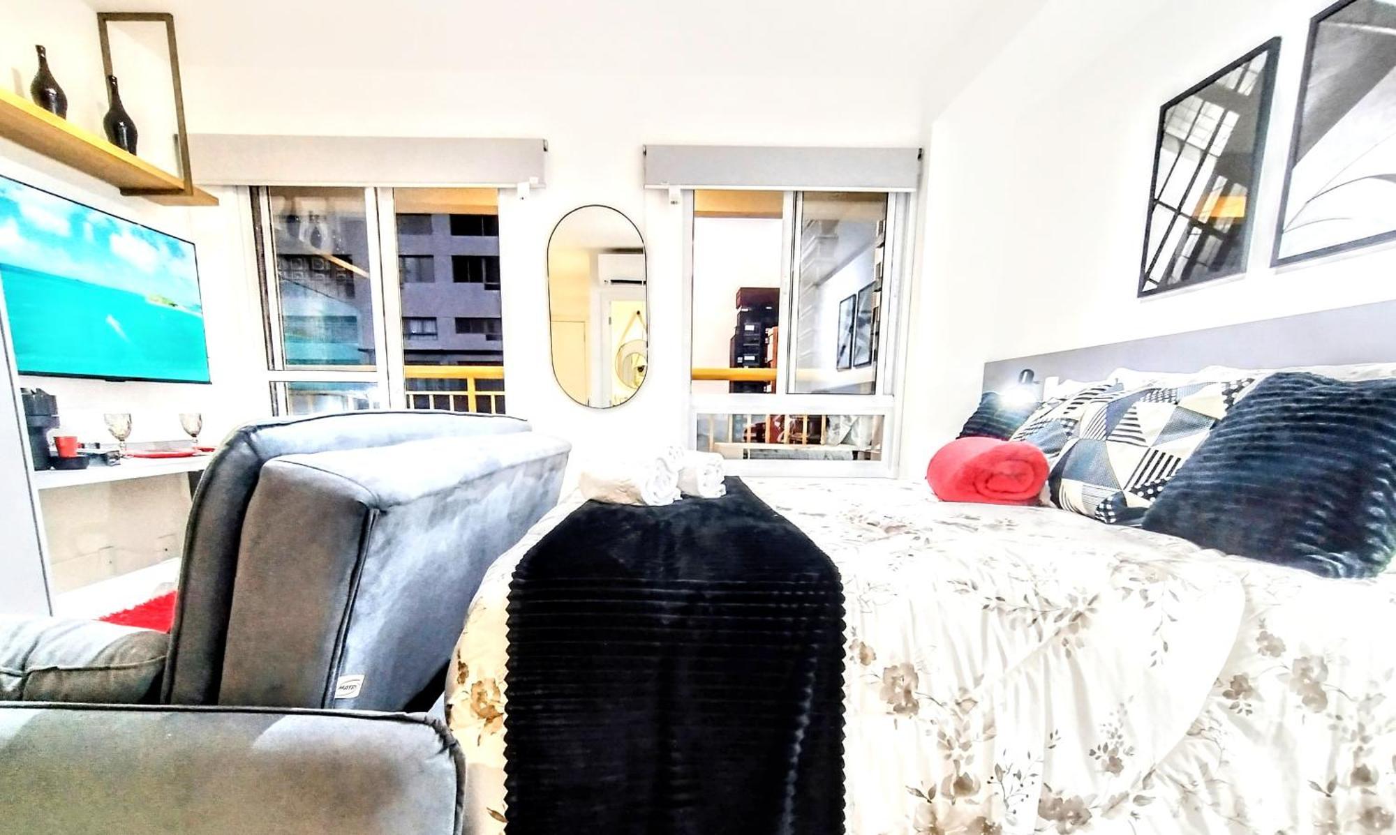 Smart Urban Deluxe Varanda - The Mob One Pinheiros - Black Edition - By Luxxor Aparthotel *
