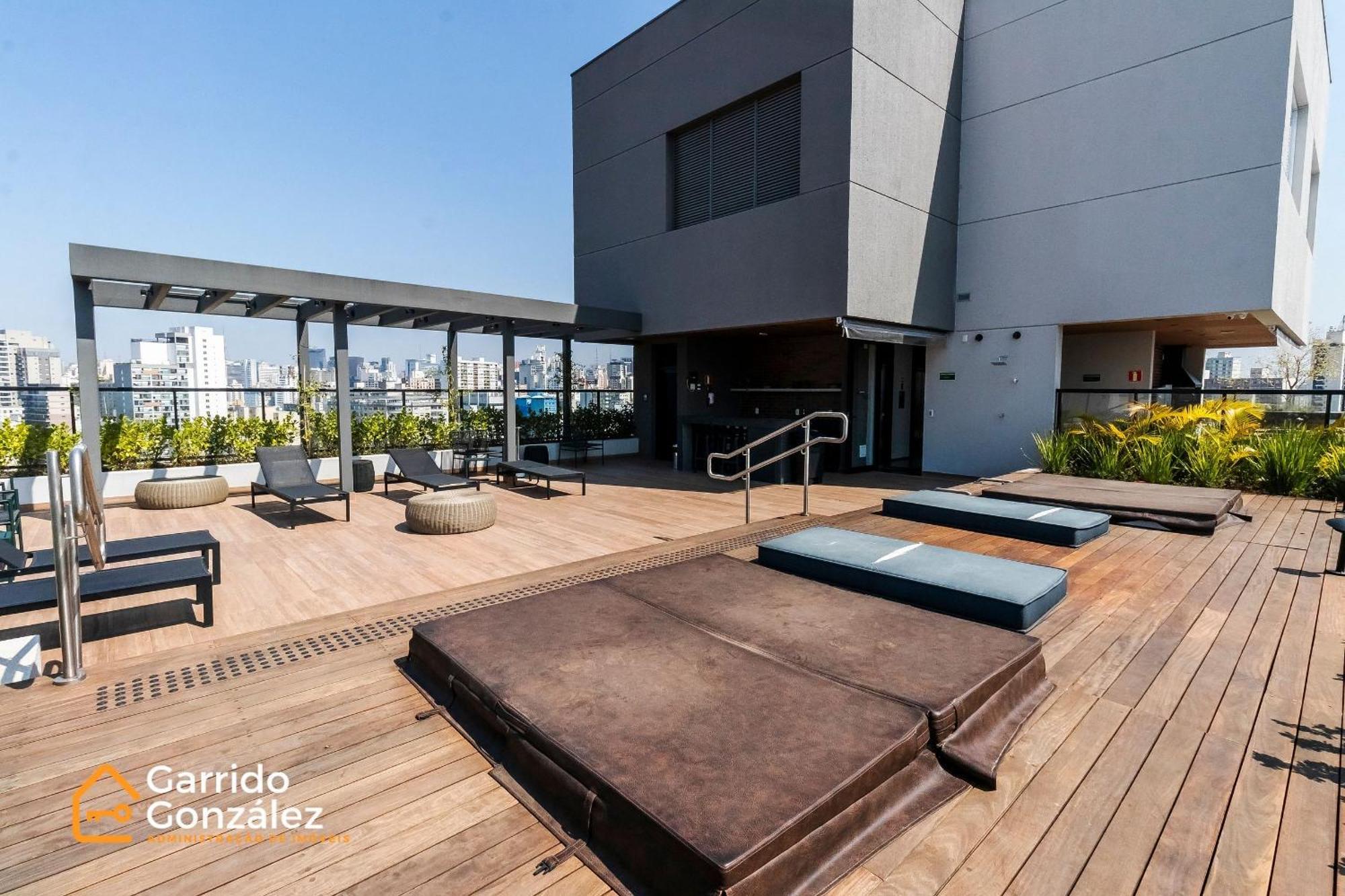 Studio Is Consolacao 23º Andar - Rooftop C/jacuzzi Apartamento *